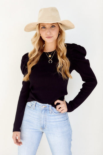 Nadia Puff Sleeve Sweater