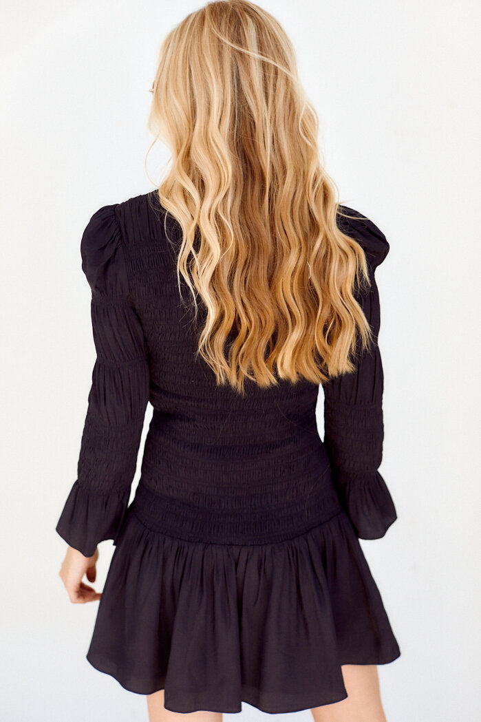 Gretchen Smocked Mini Dress
