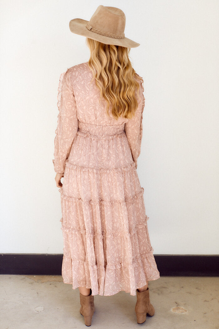Marit Paisley Printed Midi Dress