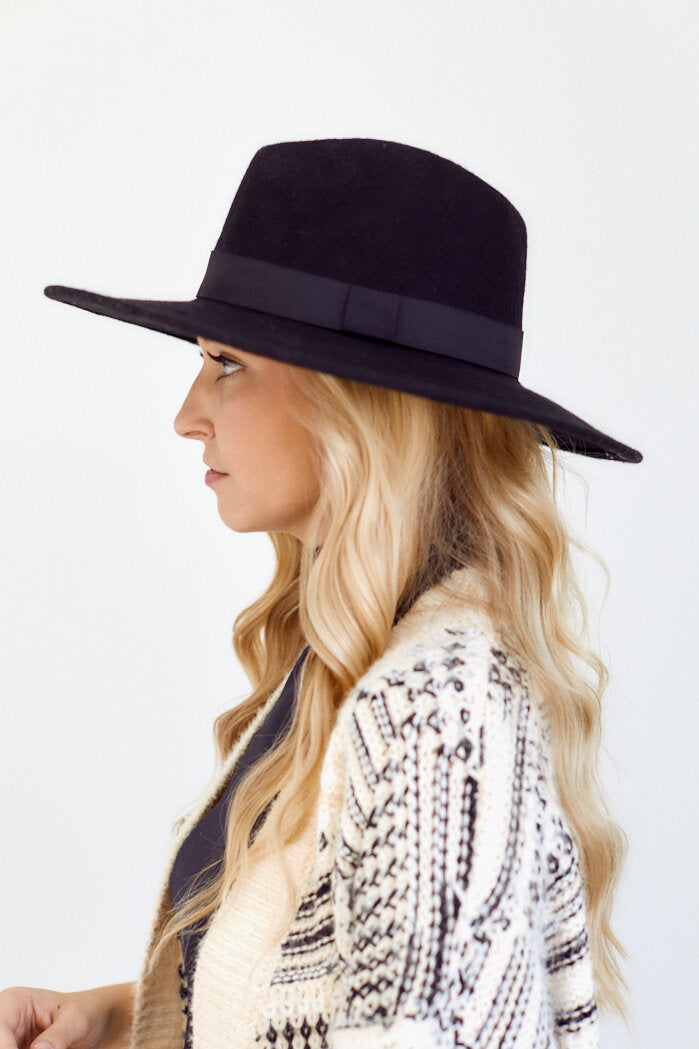 Finley Felt Wide Brim Hat