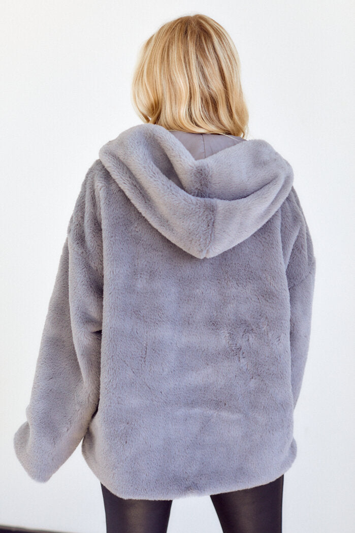 Ania Faux Fur Hooded Jacket