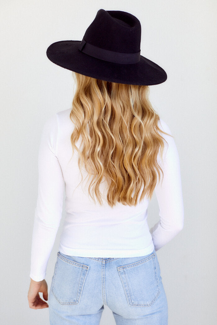Brinley High Neck Long Sleeve Top