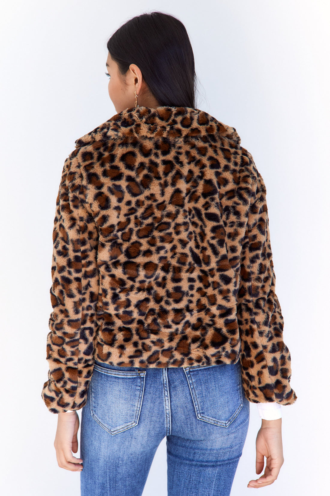 Asher Faux Fur Cheetah Coat