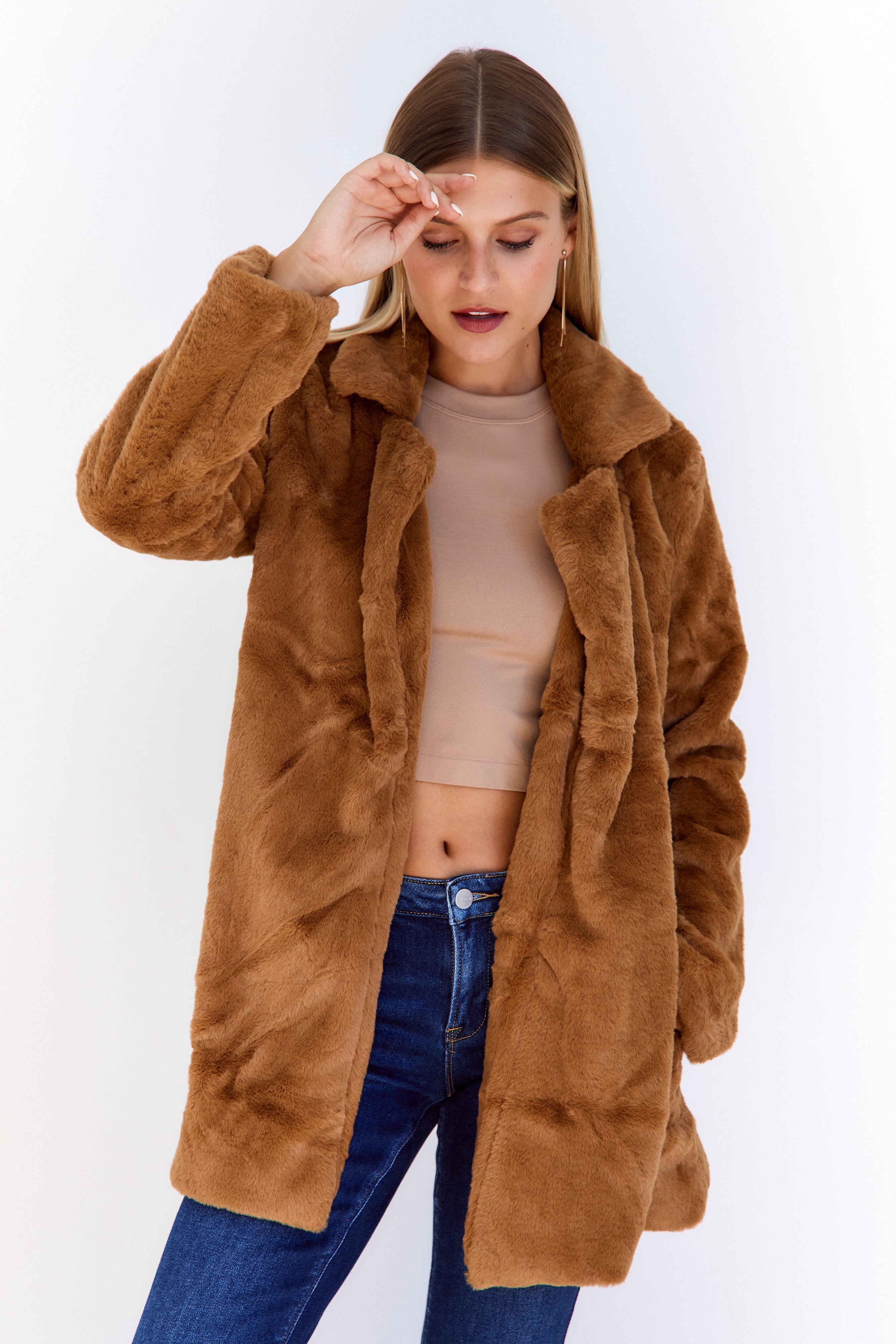 Cierra Long Faux Fur Coat