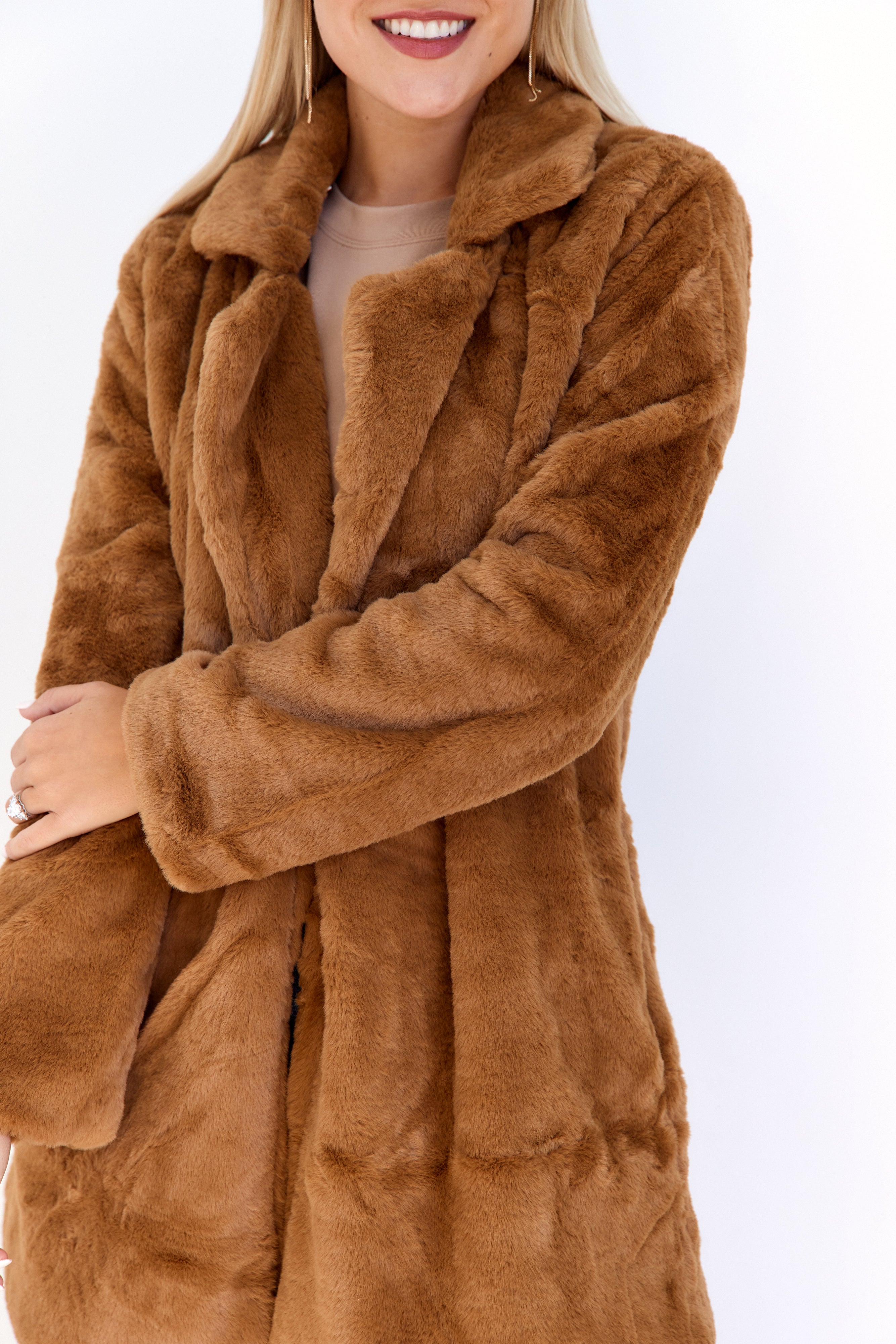 Cierra Long Faux Fur Coat