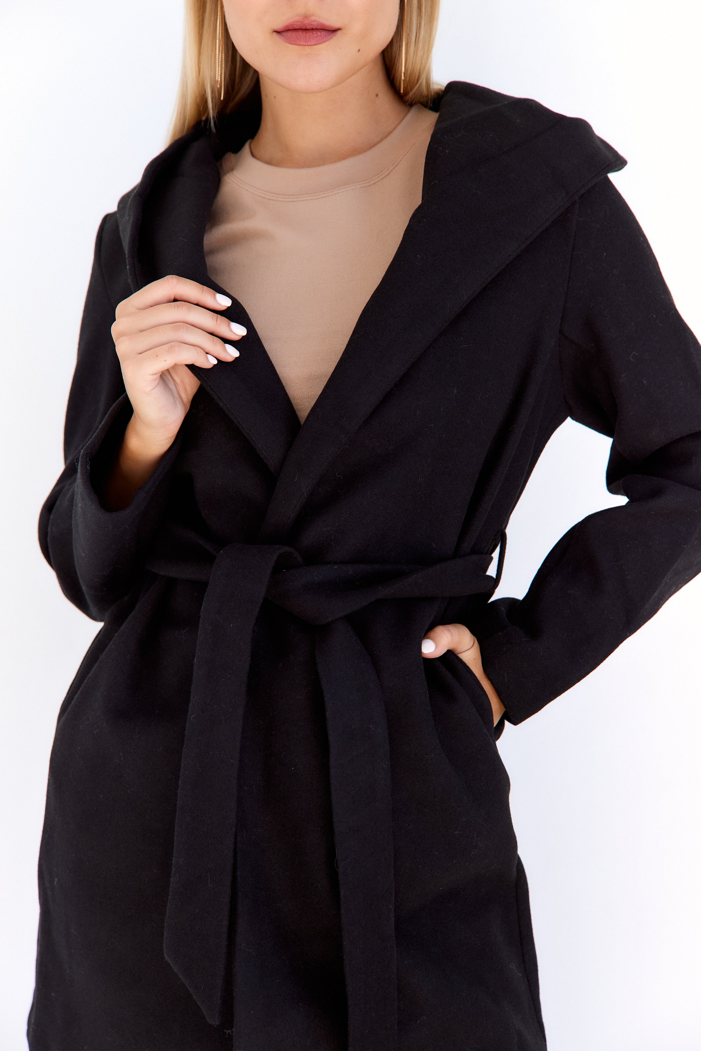 SALE - Kya Wool Wrap Jacket