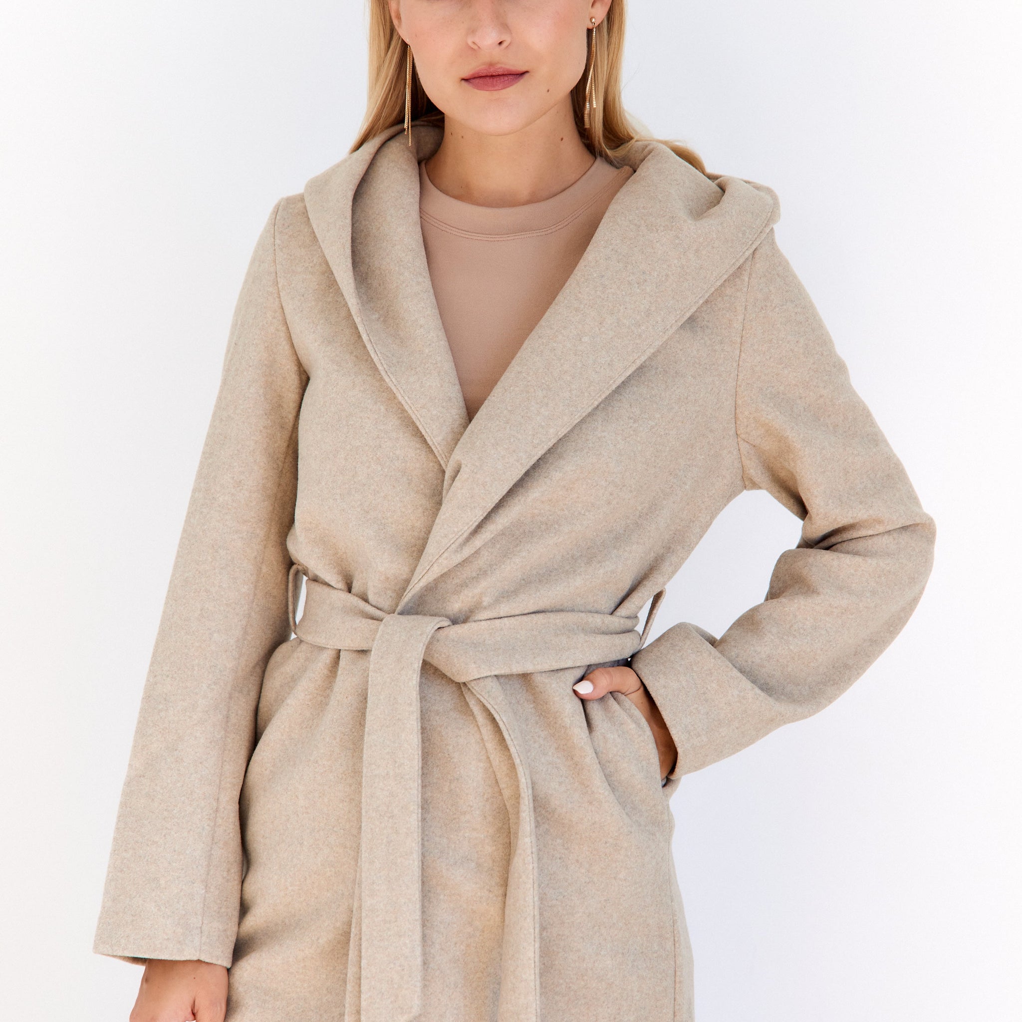SALE - Kya Wool Wrap Jacket