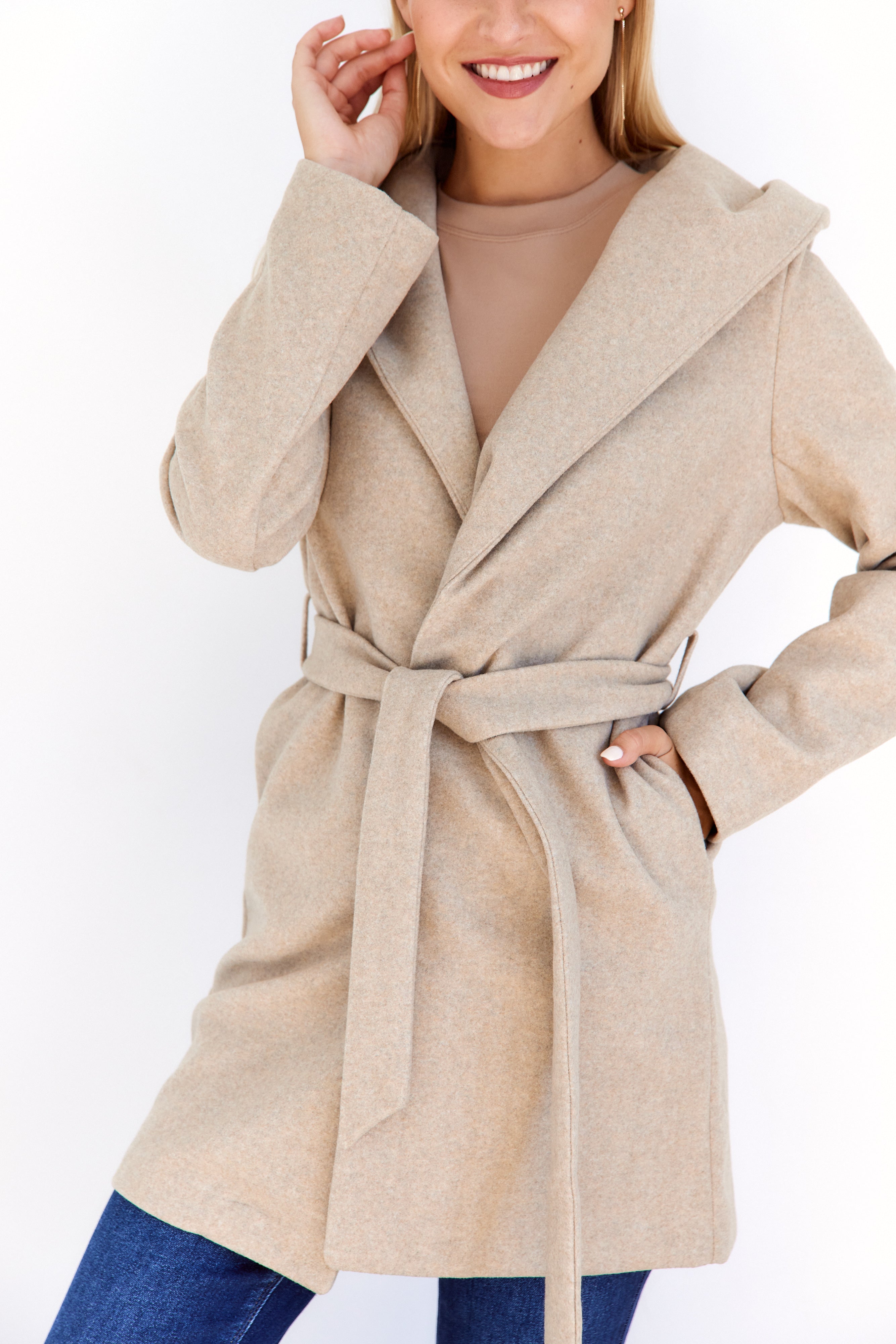 SALE - Kya Wool Wrap Jacket