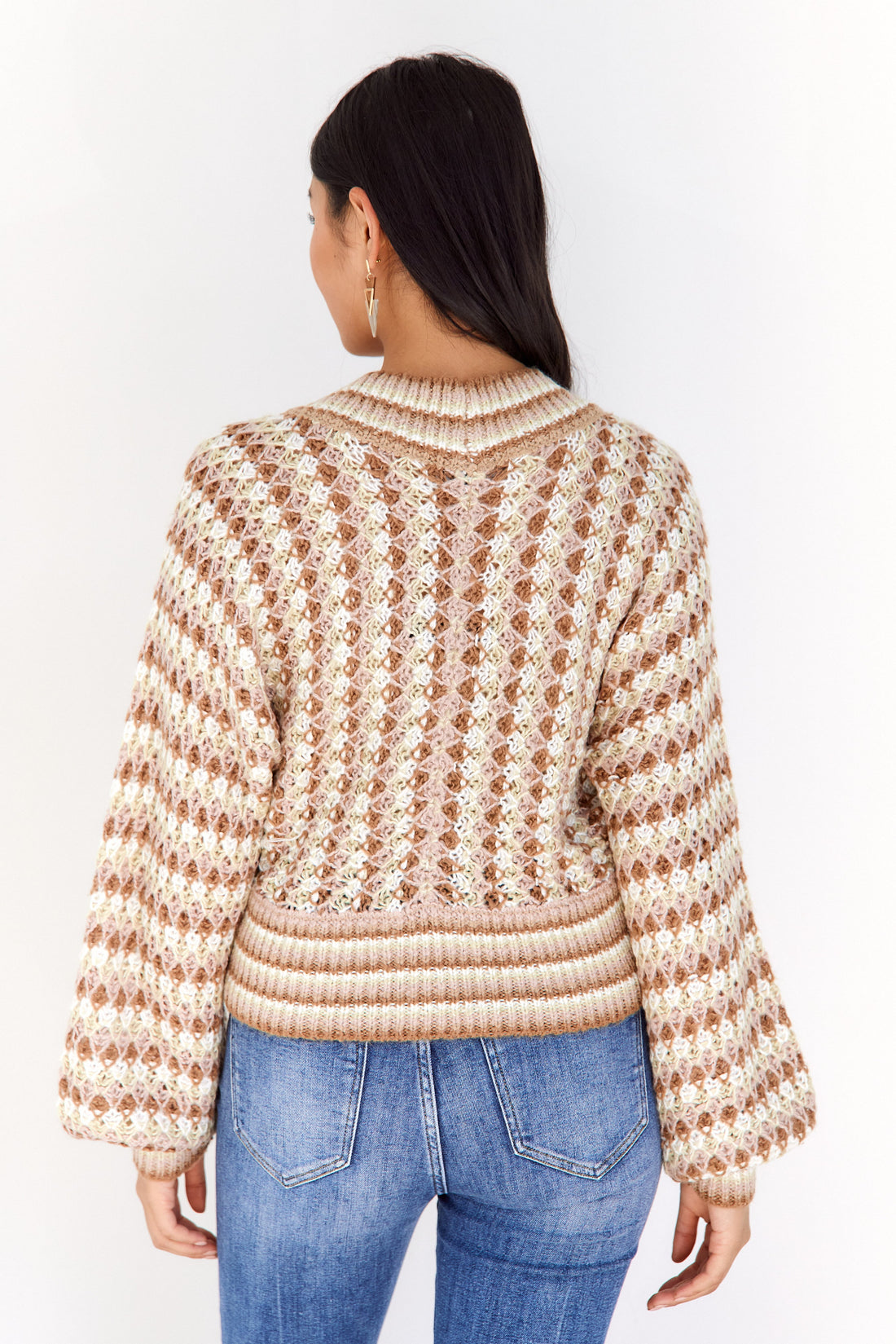 Suzanne Bubble Sleeve Cardigan