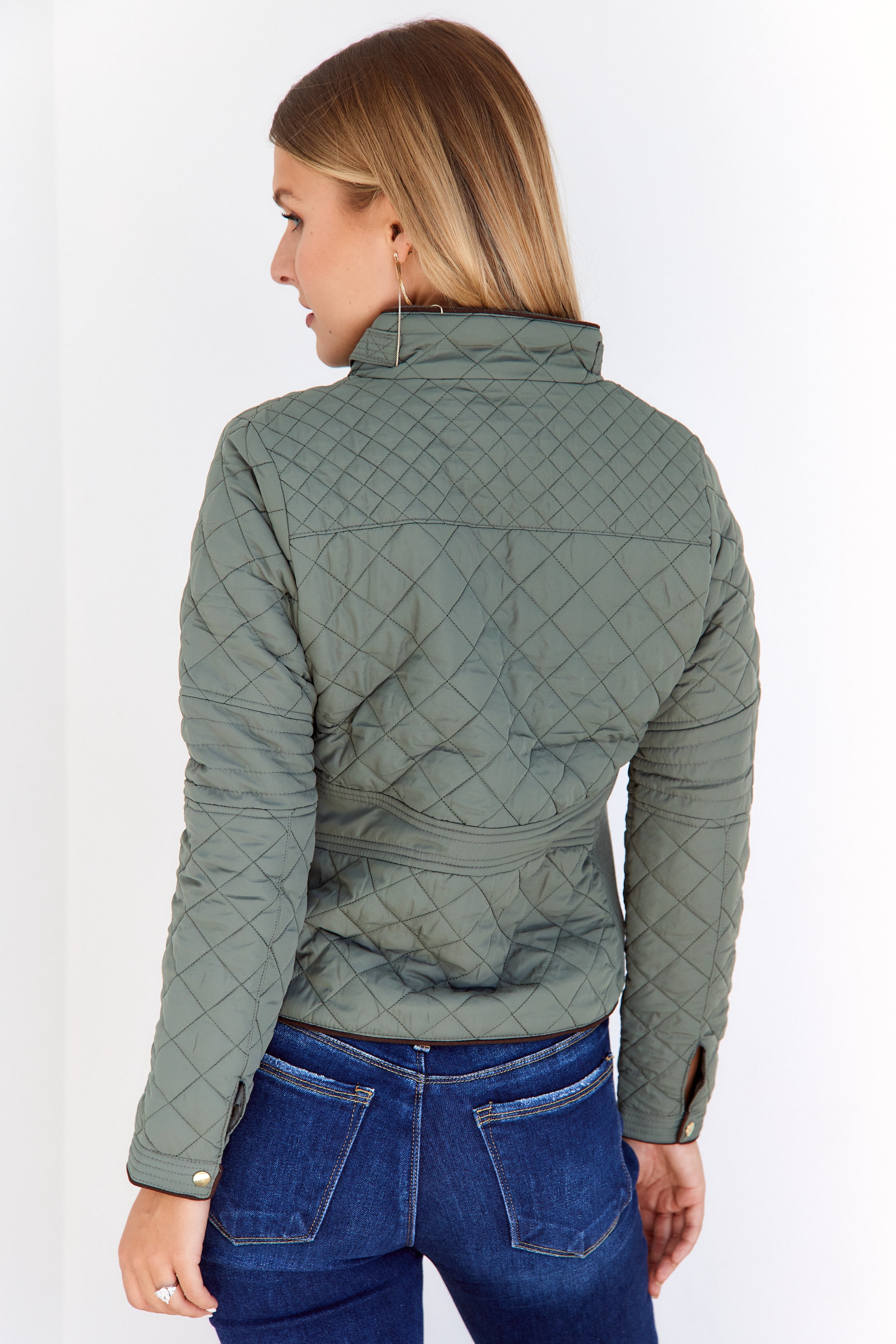 Riley Quilted Zip Jacket