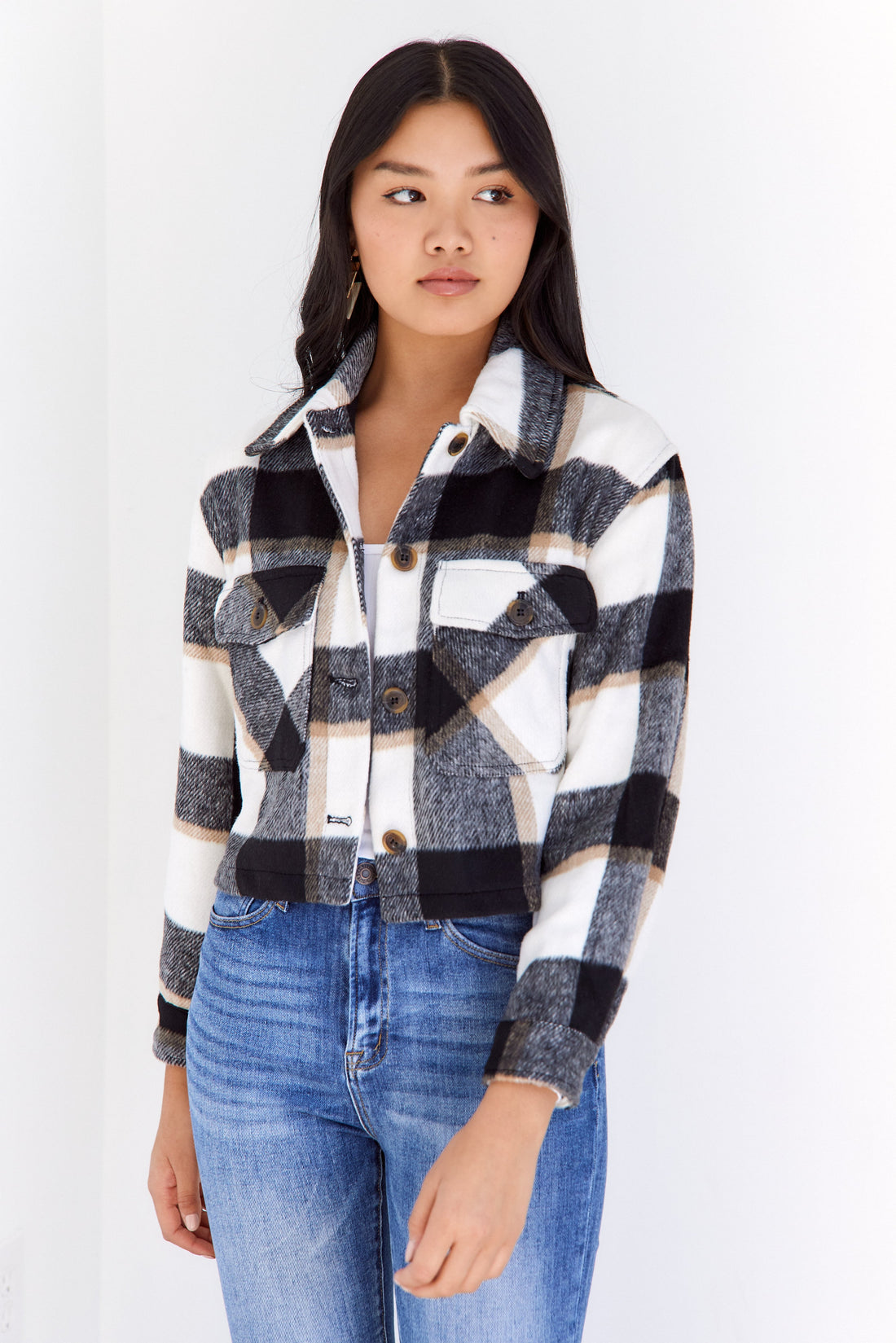 Renata Cropped Shacket