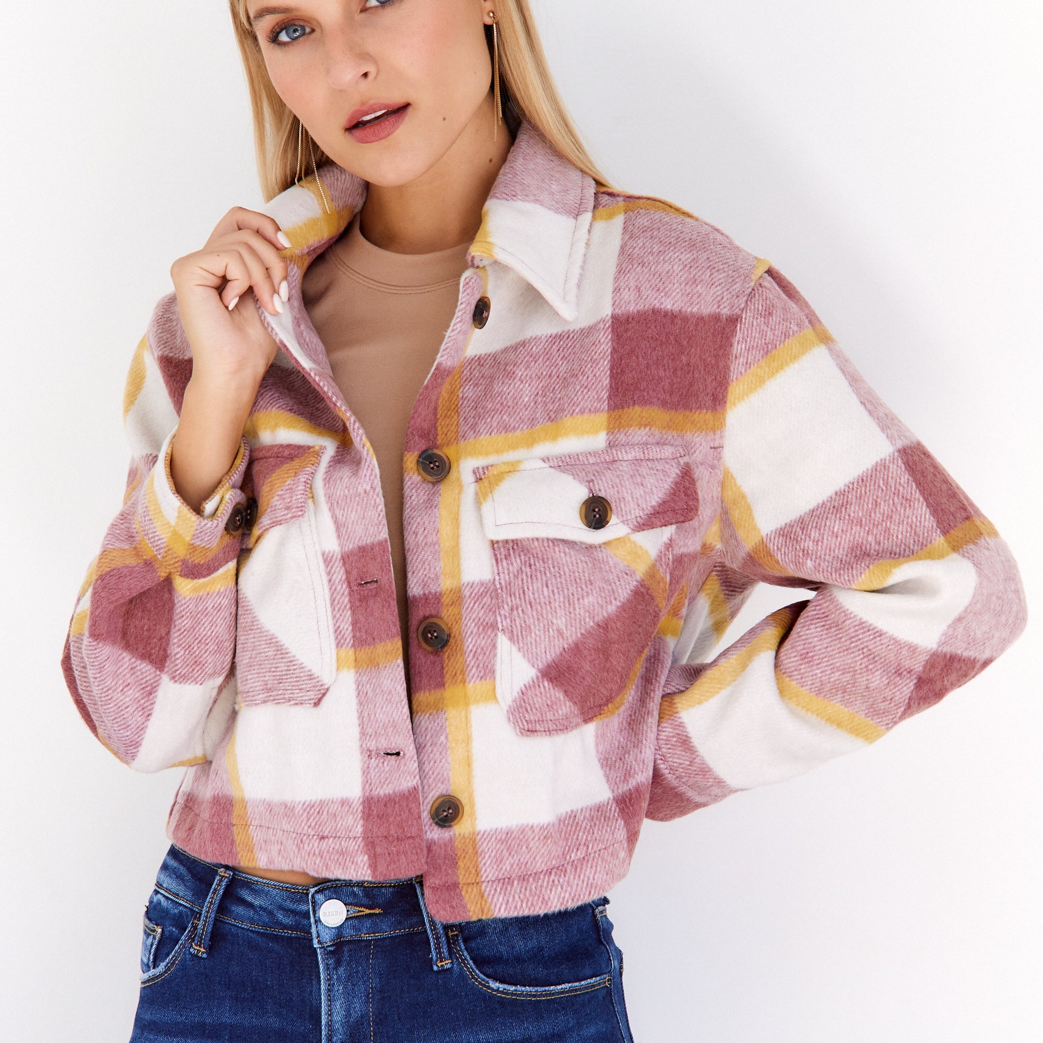 Renata Cropped Shacket