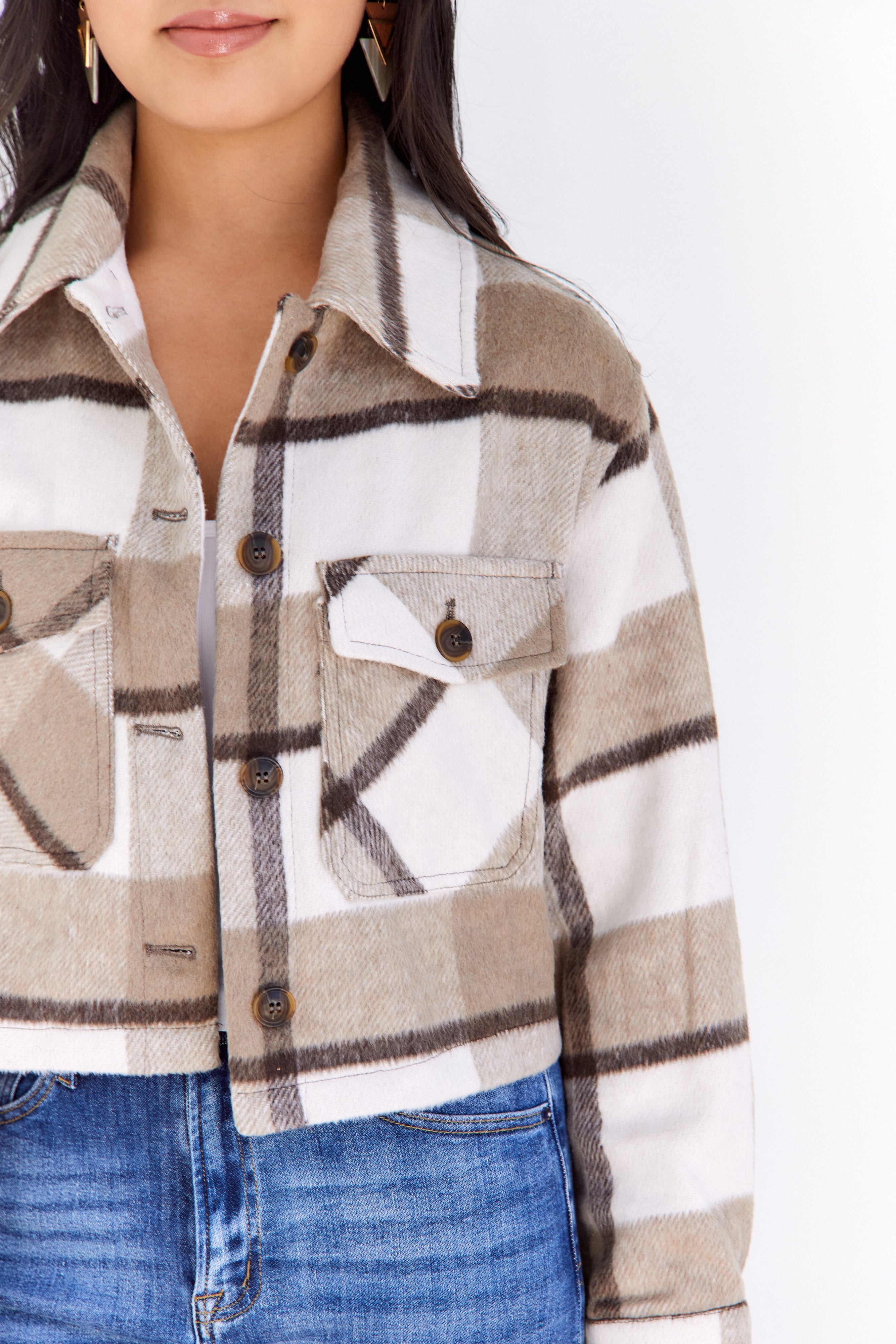 Renata Cropped Shacket