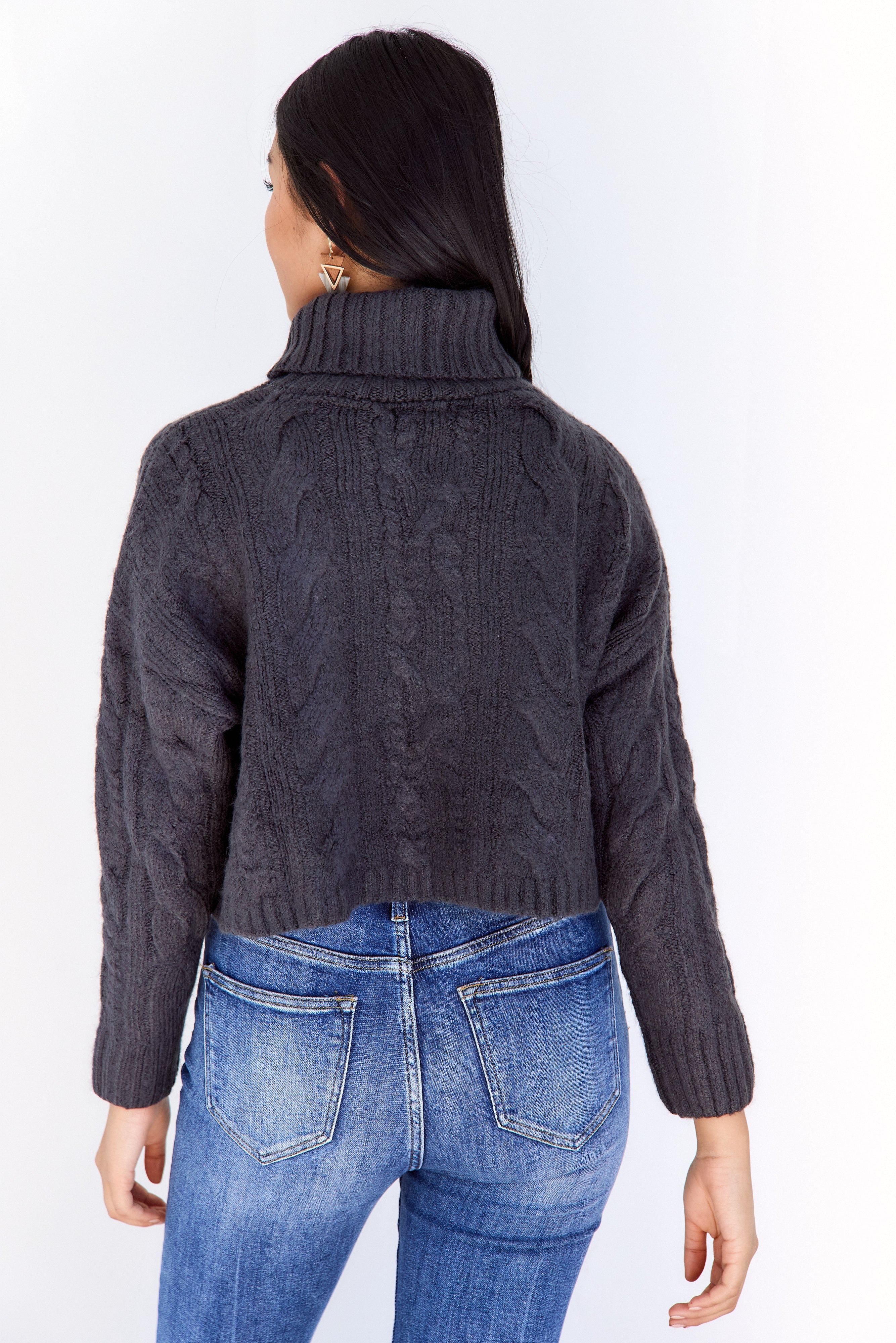 Marfa Twisted Cableknit Turtleneck Sweater