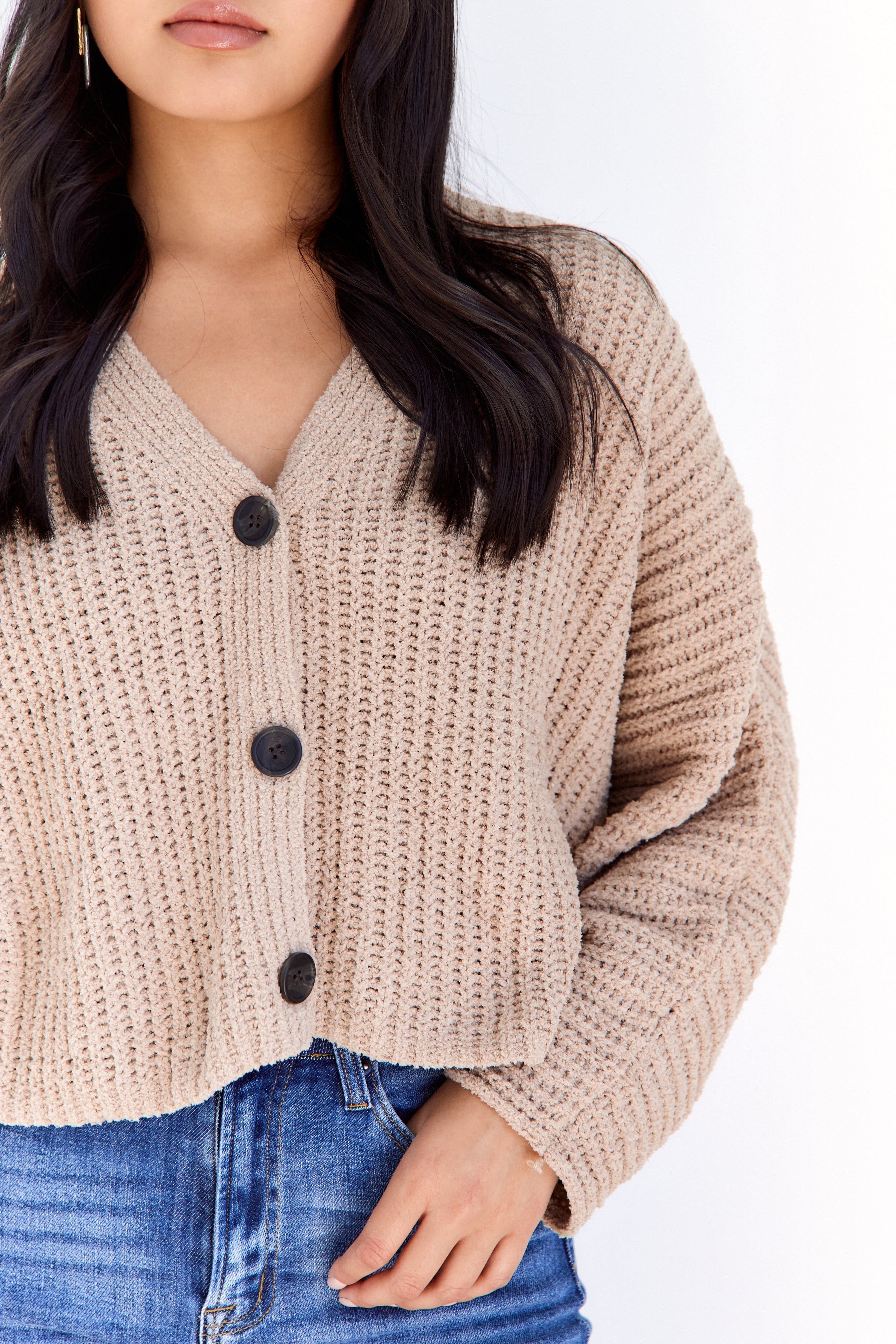 Josey Button Front Cardigan
