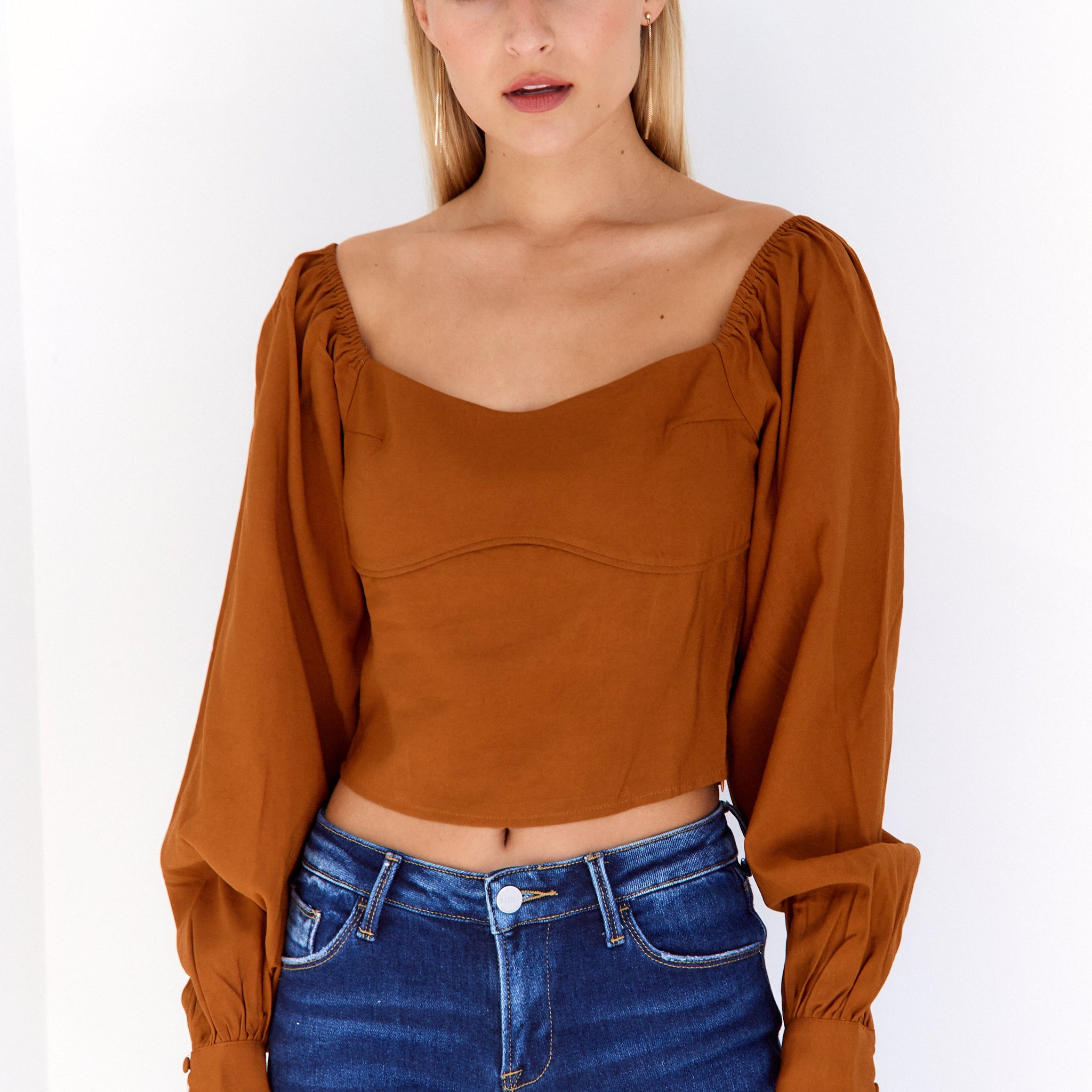 SALE- Thea Corset Style Blouse