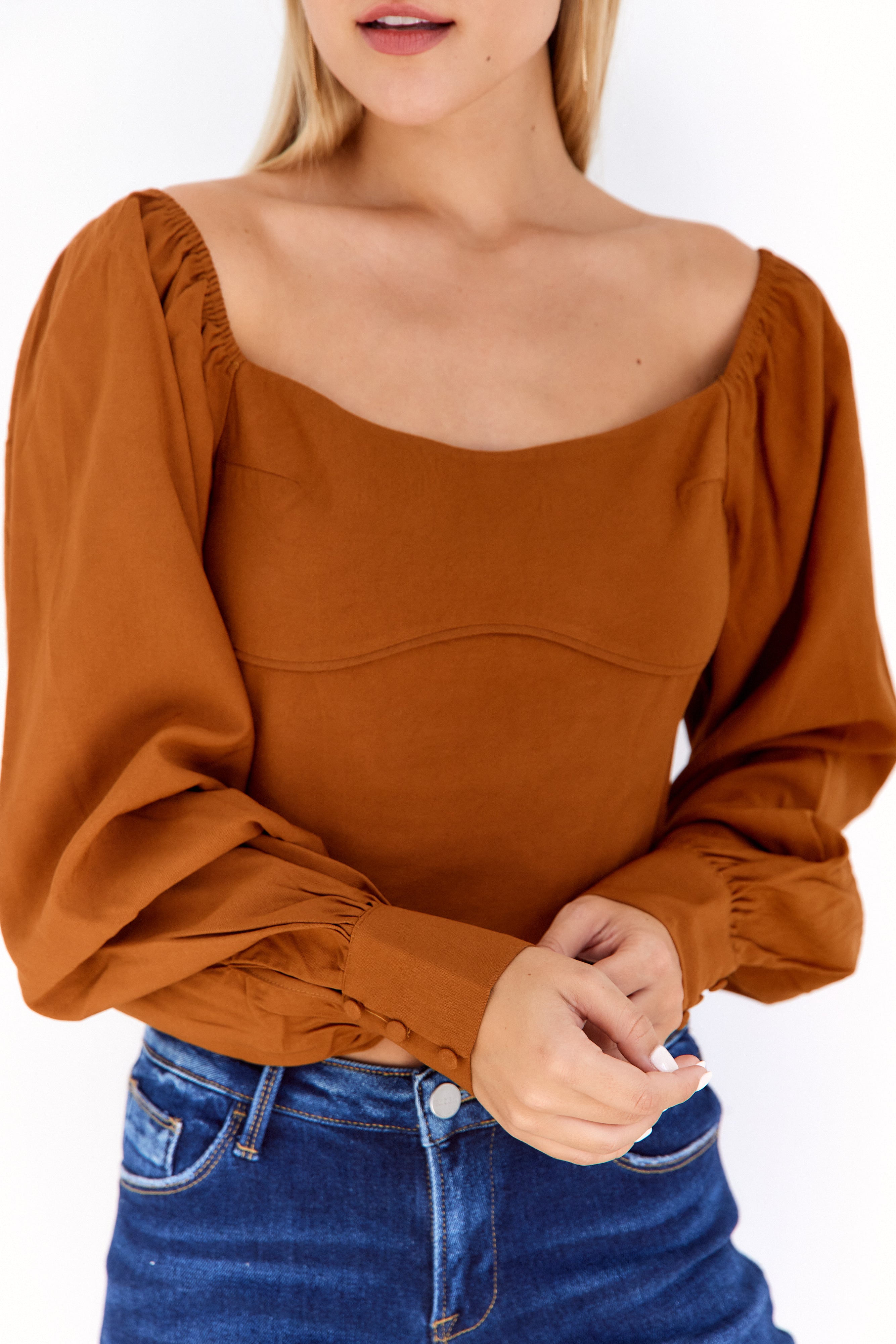 SALE- Thea Corset Style Blouse