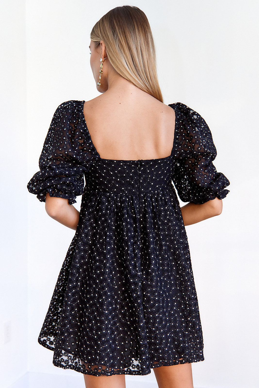 SALE - Gigi Sparkle Floral Mini Dress