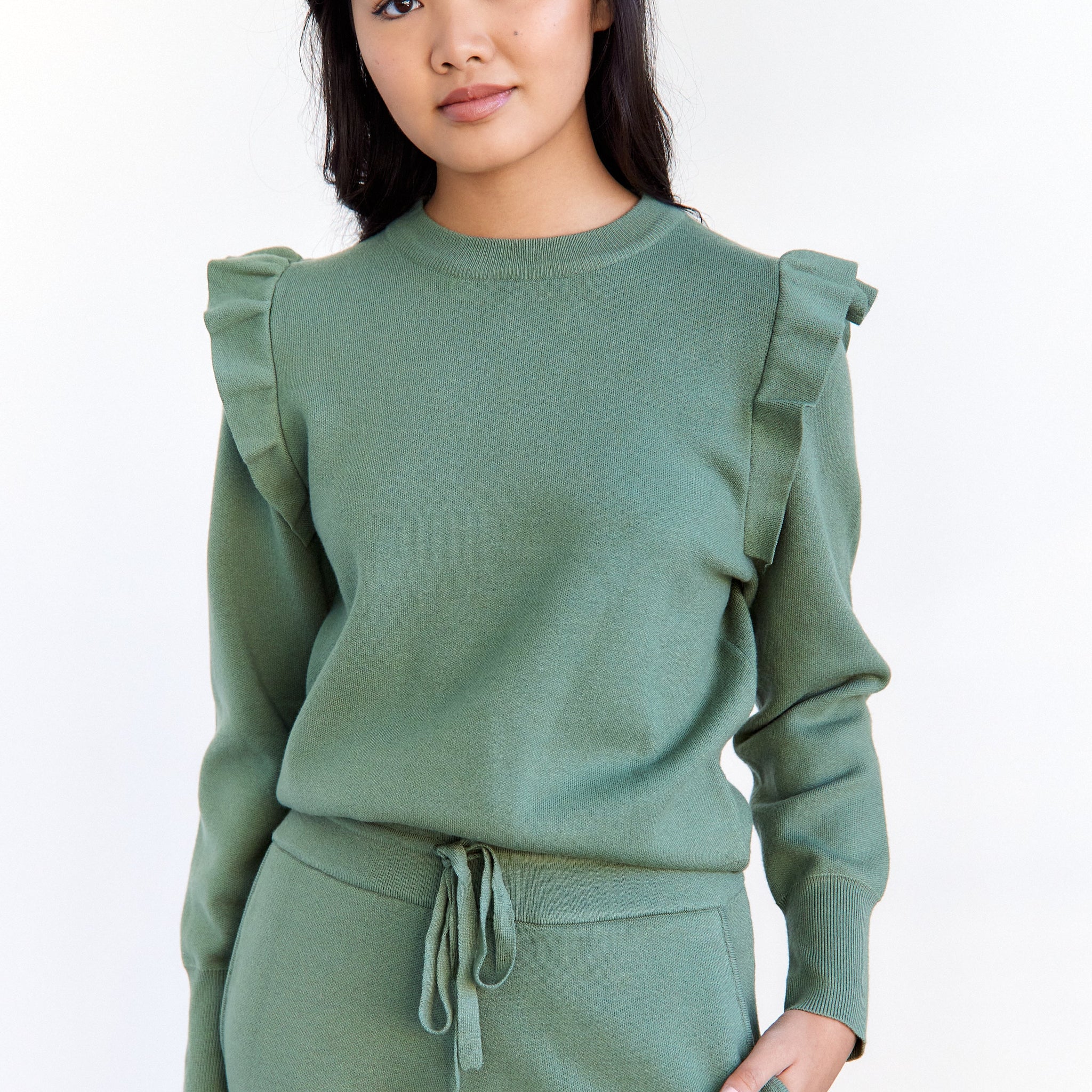 SALE - Jazlyn Ruffle Sweater Pullover