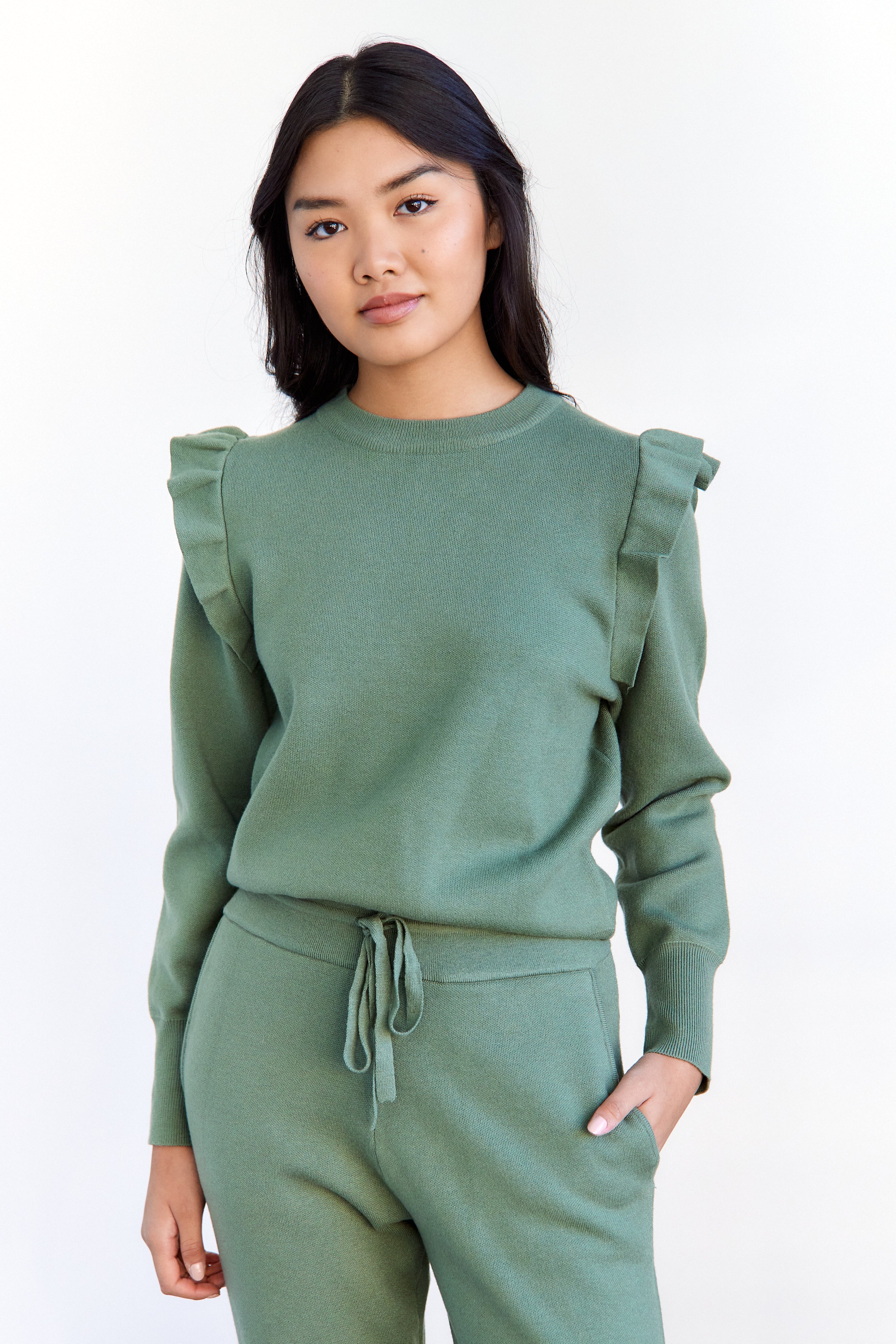 SALE - Jazlyn Ruffle Sweater Pullover