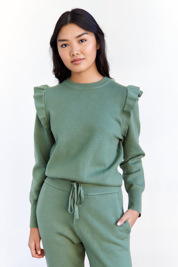 SALE - Jazlyn Ruffle Sweater Pullover