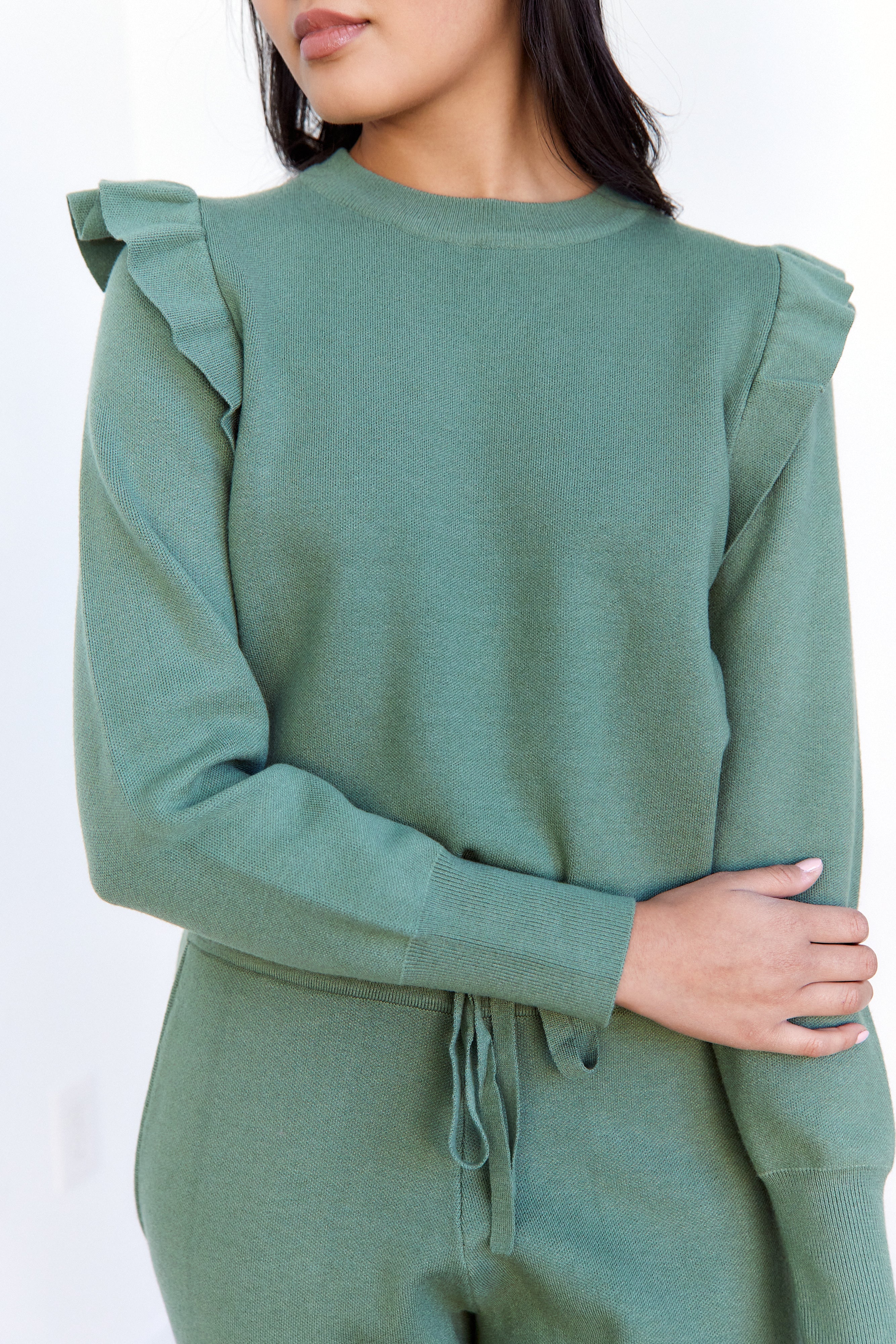 SALE - Jazlyn Ruffle Sweater Pullover