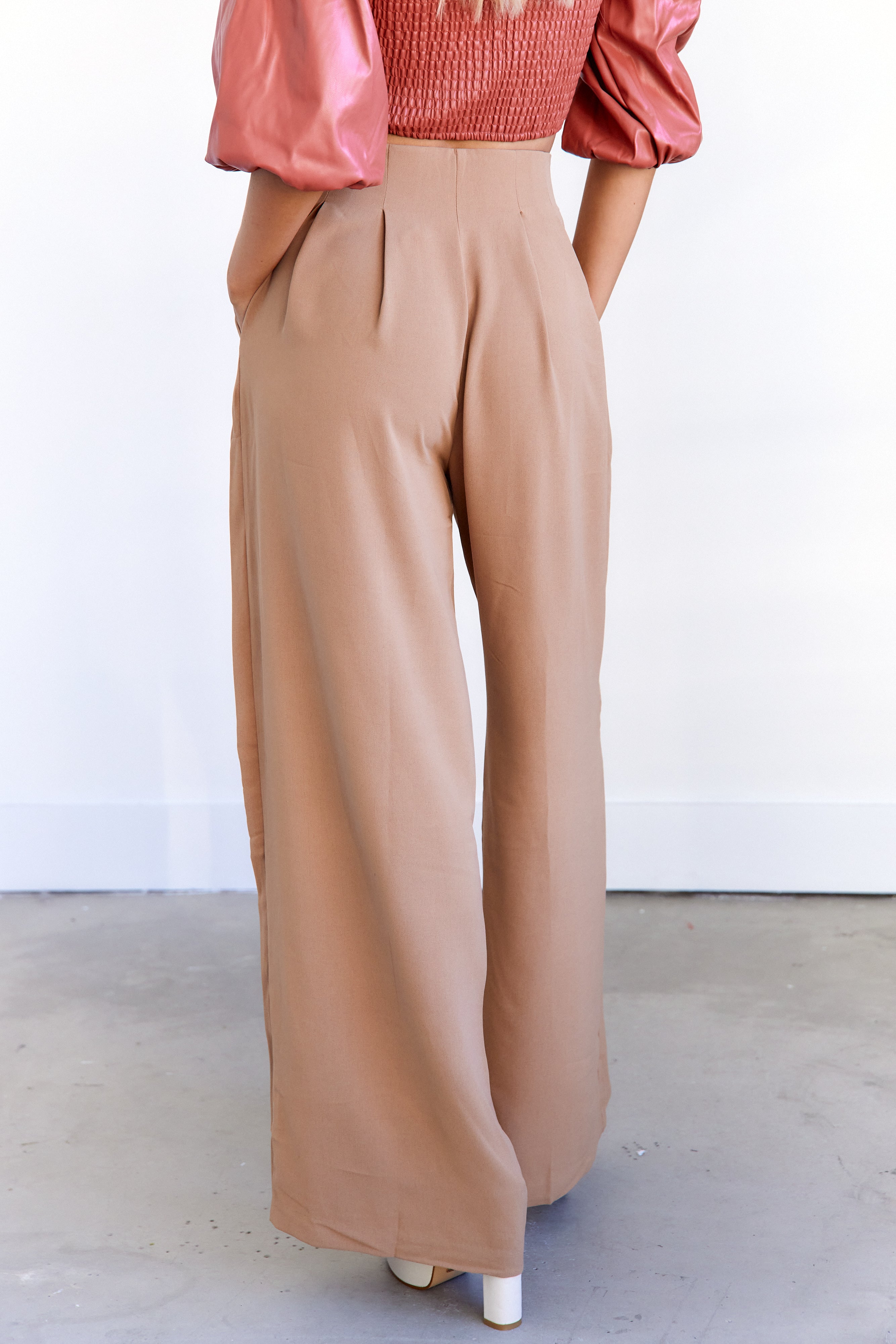 SALE - Luna High Rise Wide Leg Pants