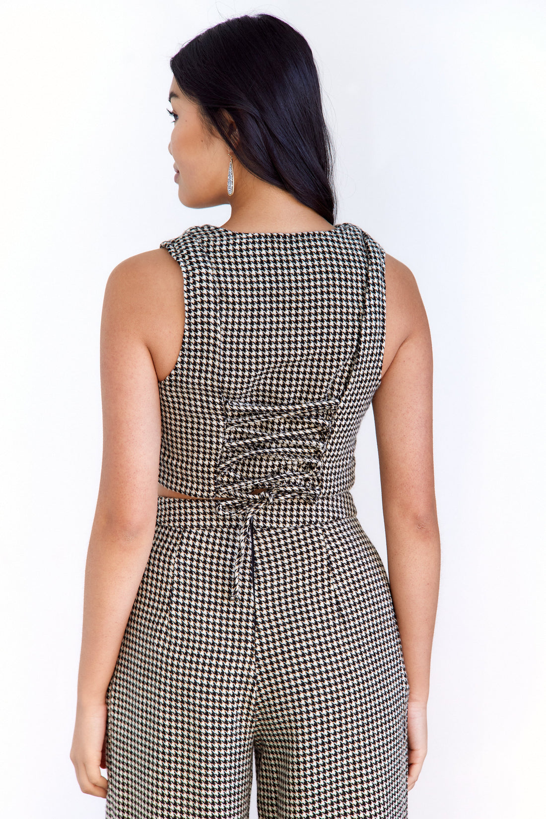 SALE - Juni Houndstooth Vest