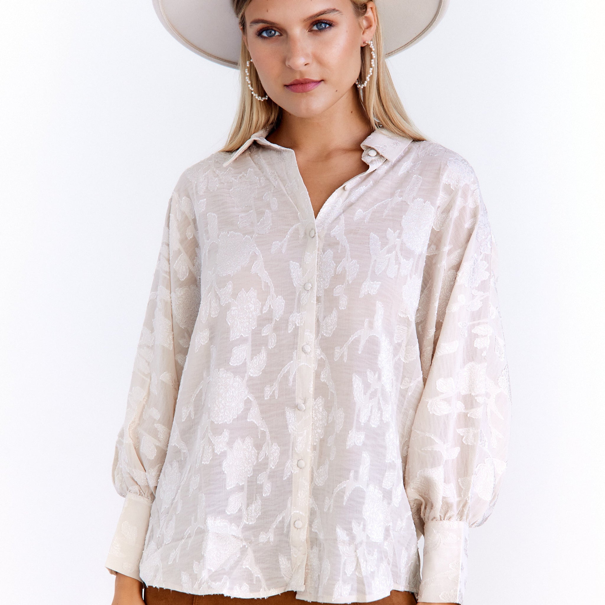 SALE- Blaire Button Down Blouse