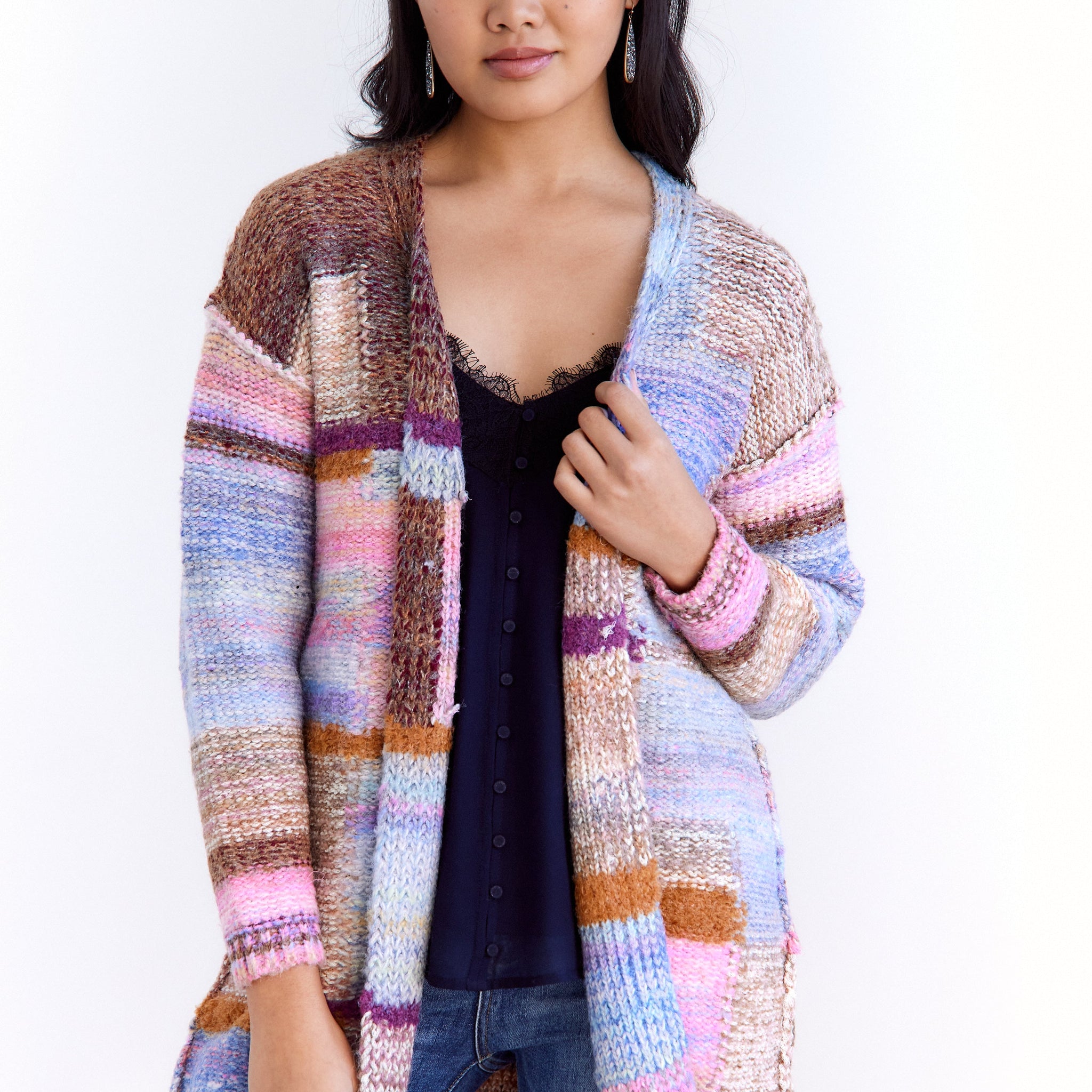 SALE - Izzy Striped Knit Cardigan