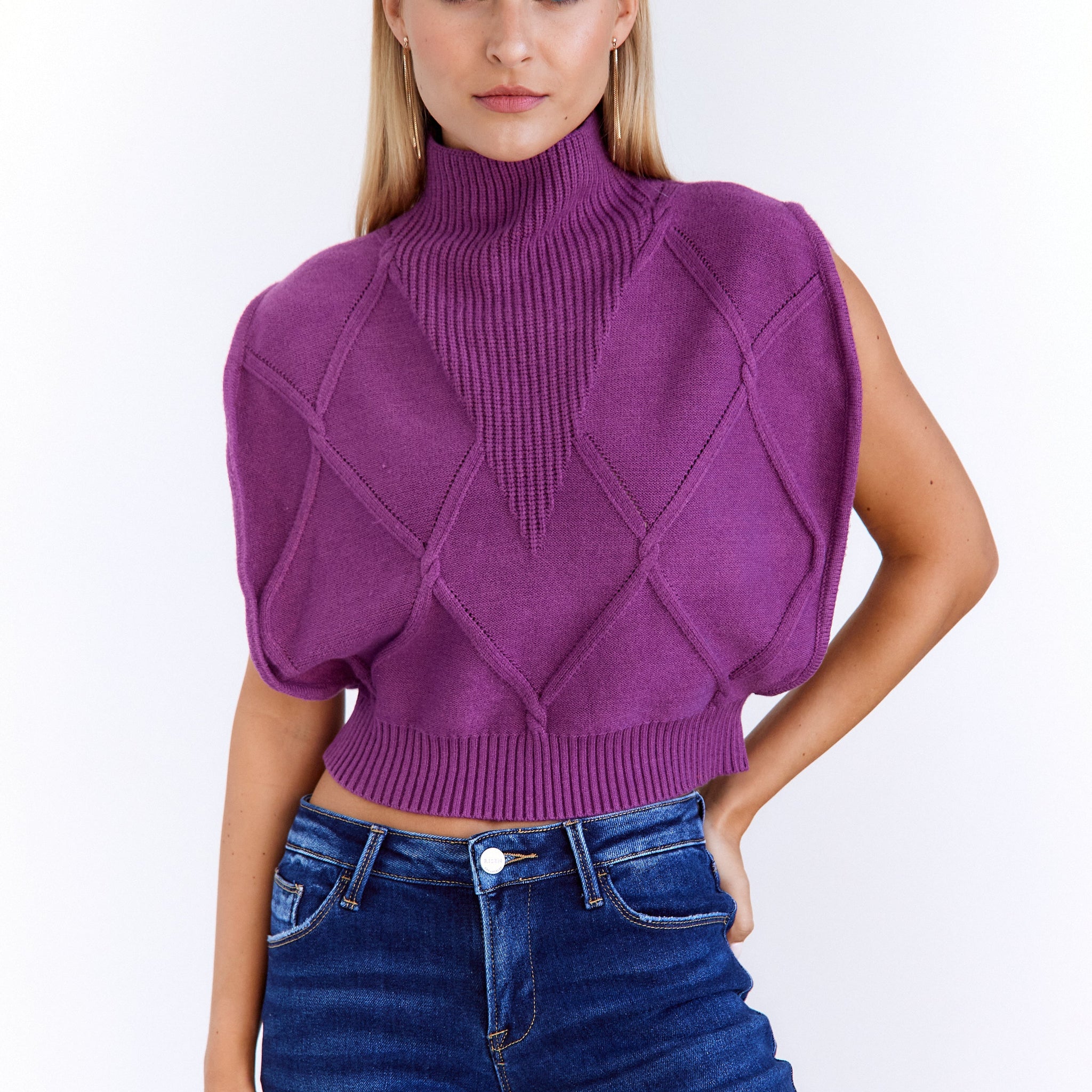 SALE - Sophie Sweater Vest Top