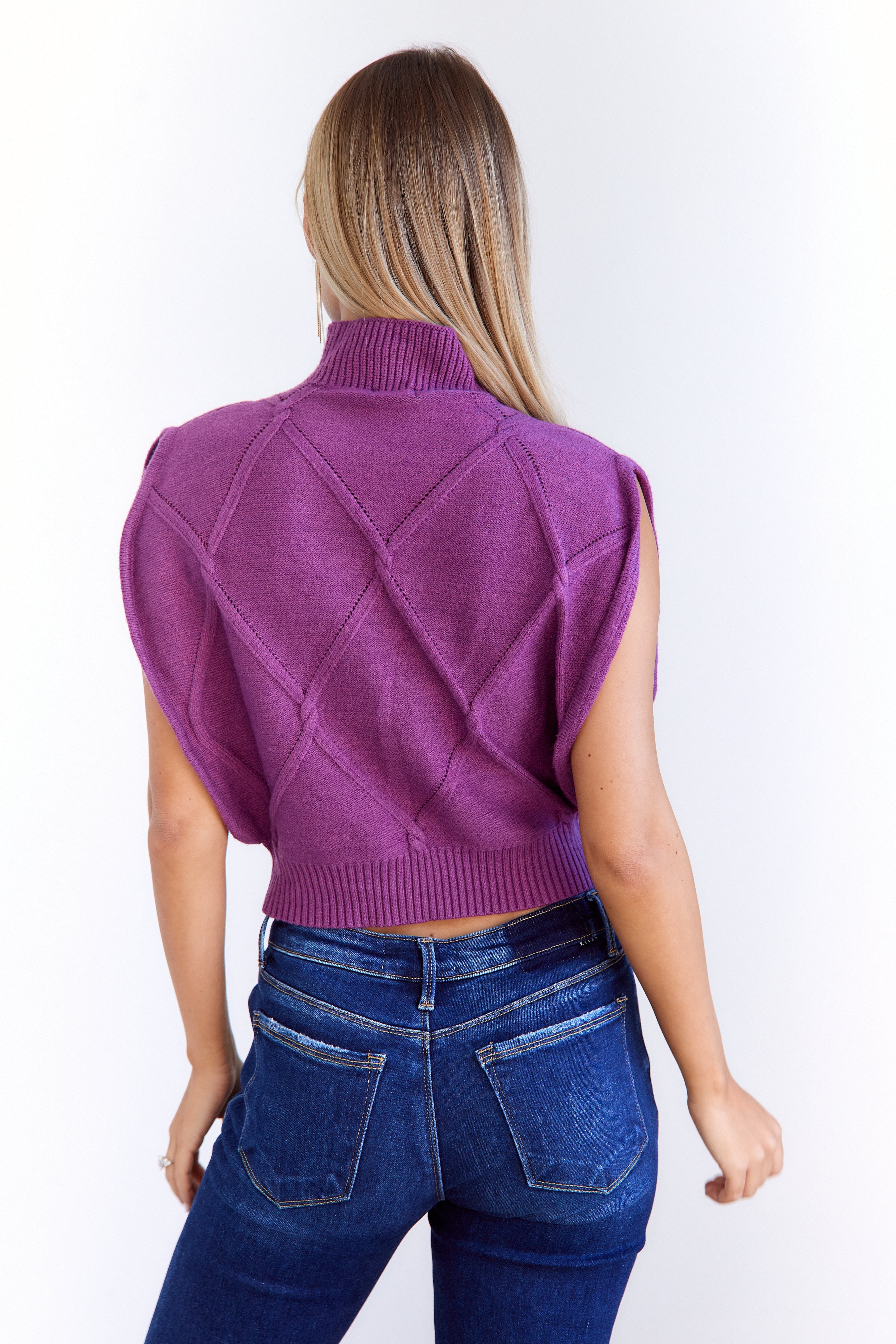 SALE - Sophie Sweater Vest Top