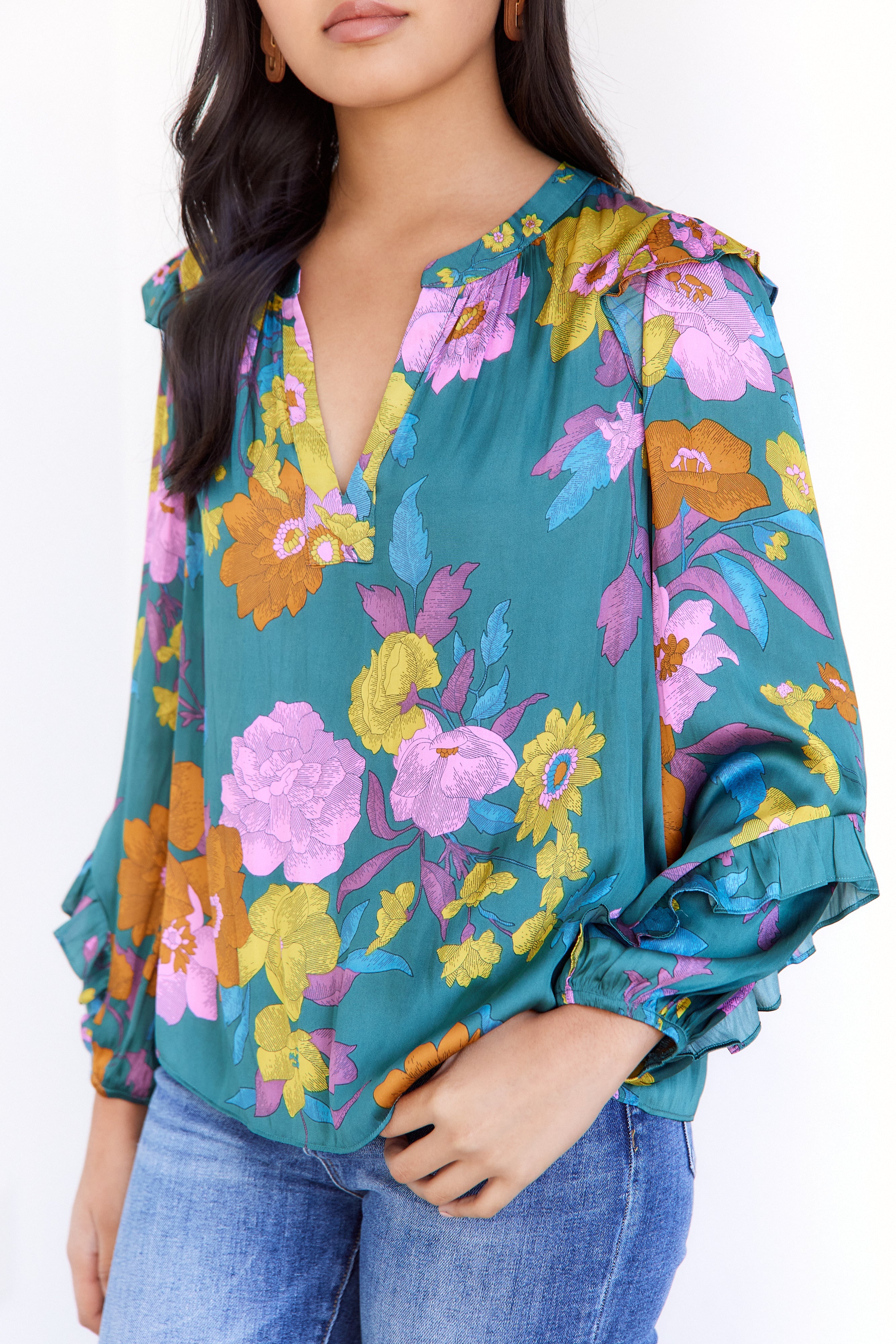 SALE - Livvie Floral Blouse