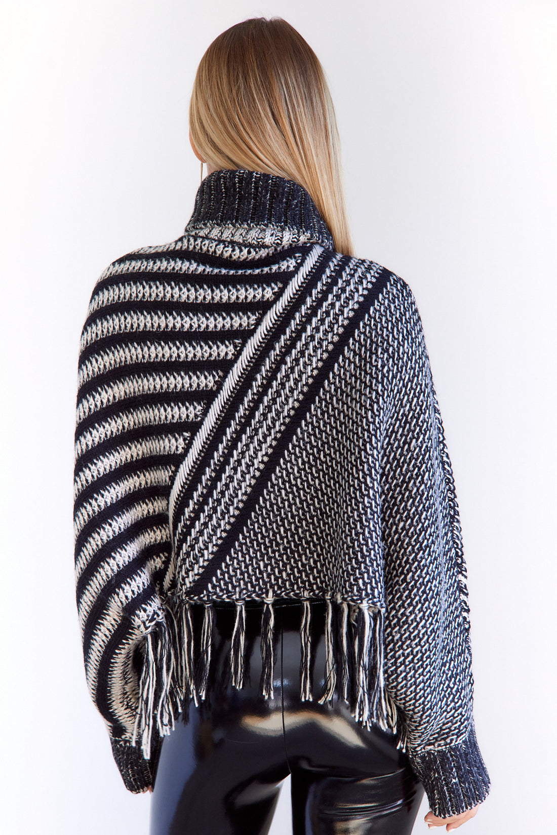 SALE - Brooklyn Turtleneck Sweater Poncho