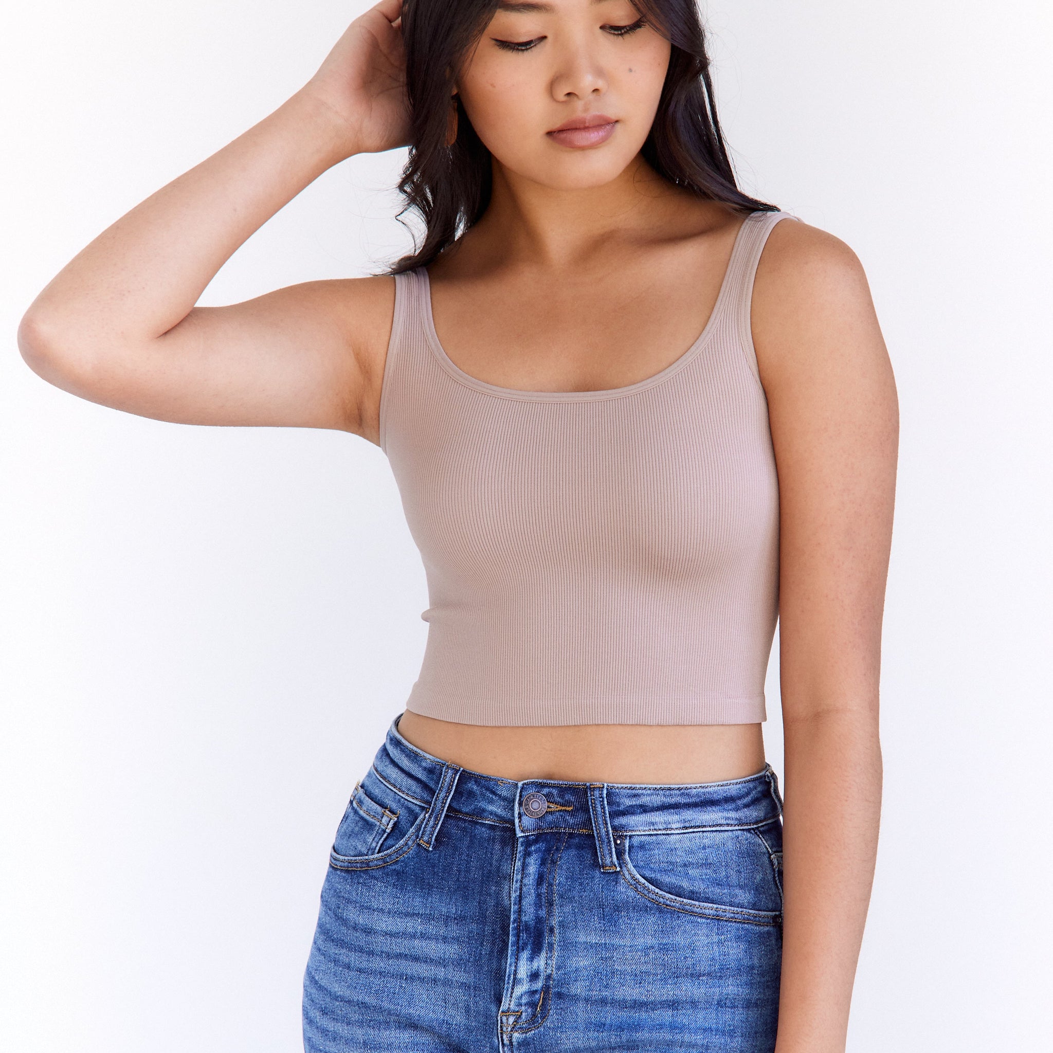 Trenton Ribbed Crop Tank