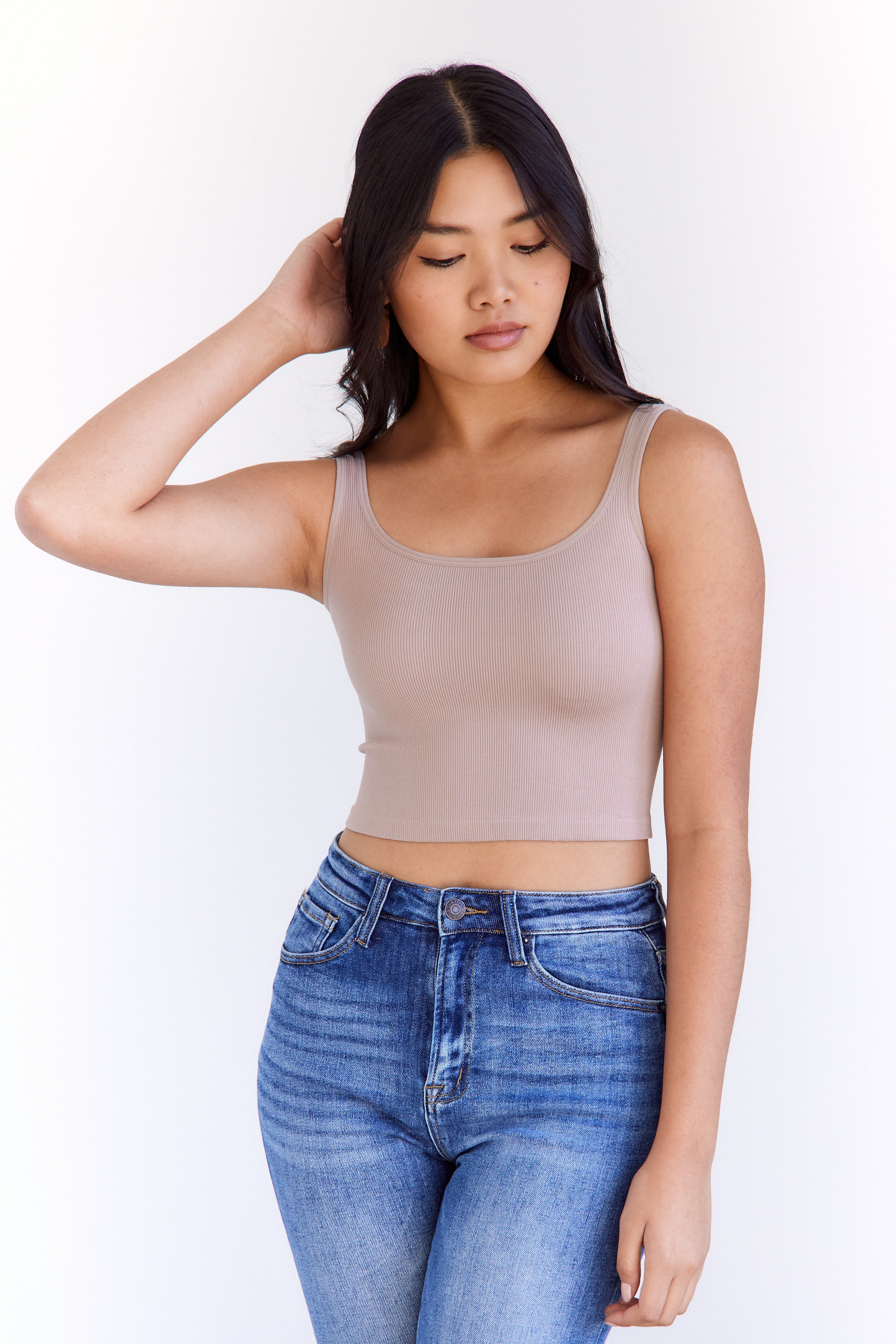Trenton Ribbed Crop Tank