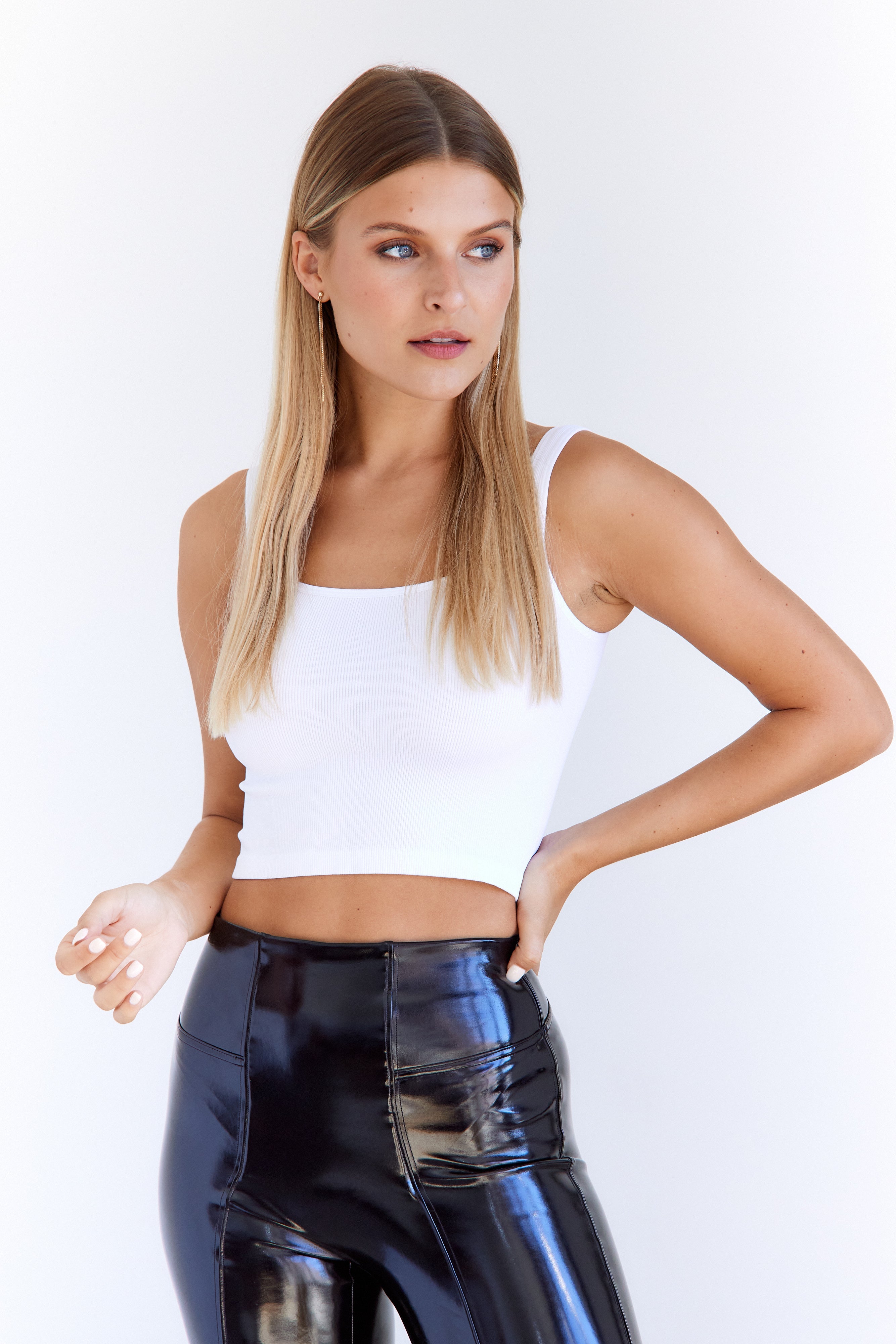 Trenton Ribbed Crop Tank