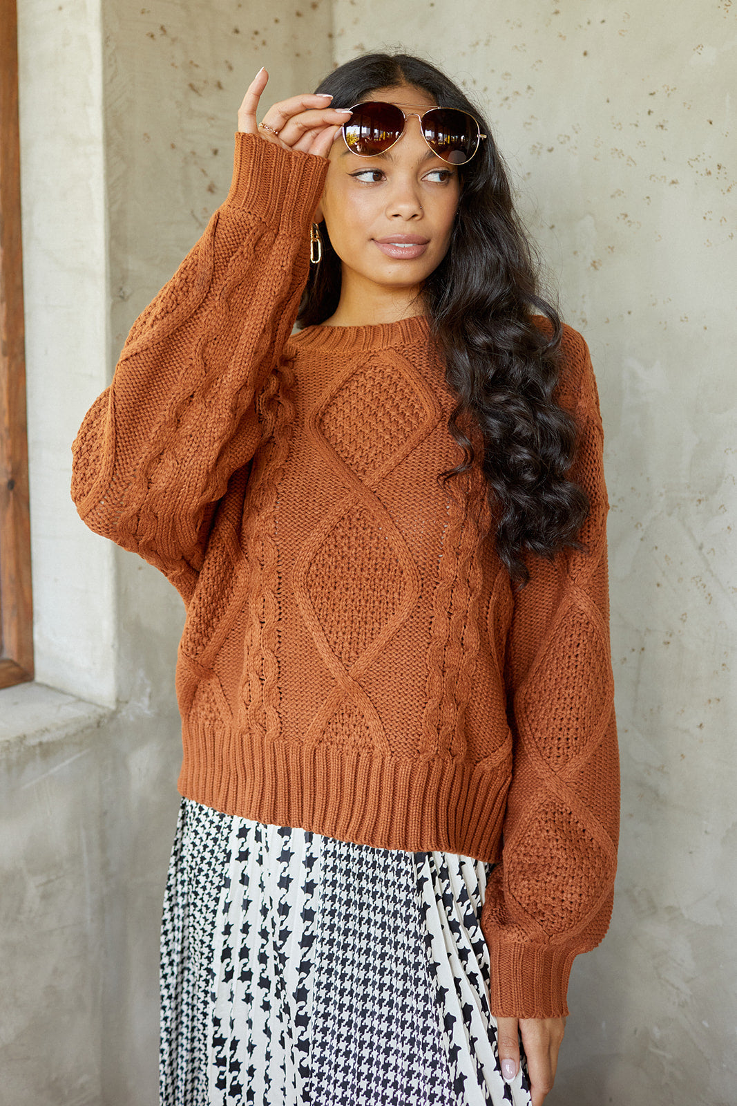 January Cableknit Sweater