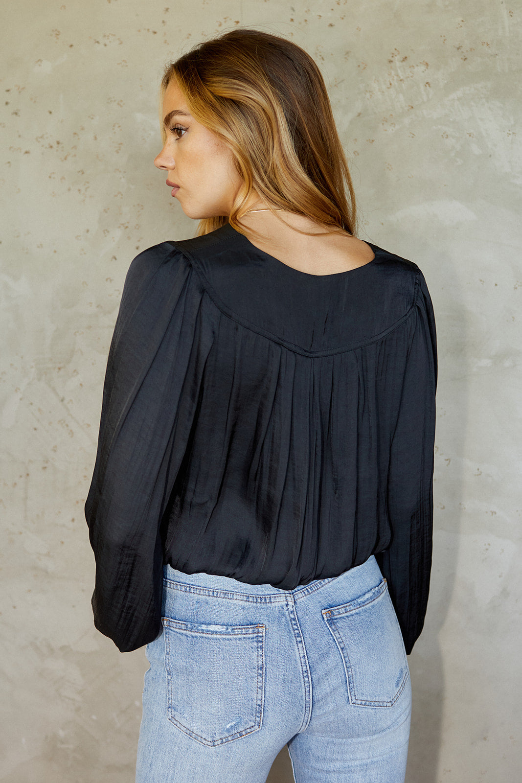 Abbigayle Surplice Blouse