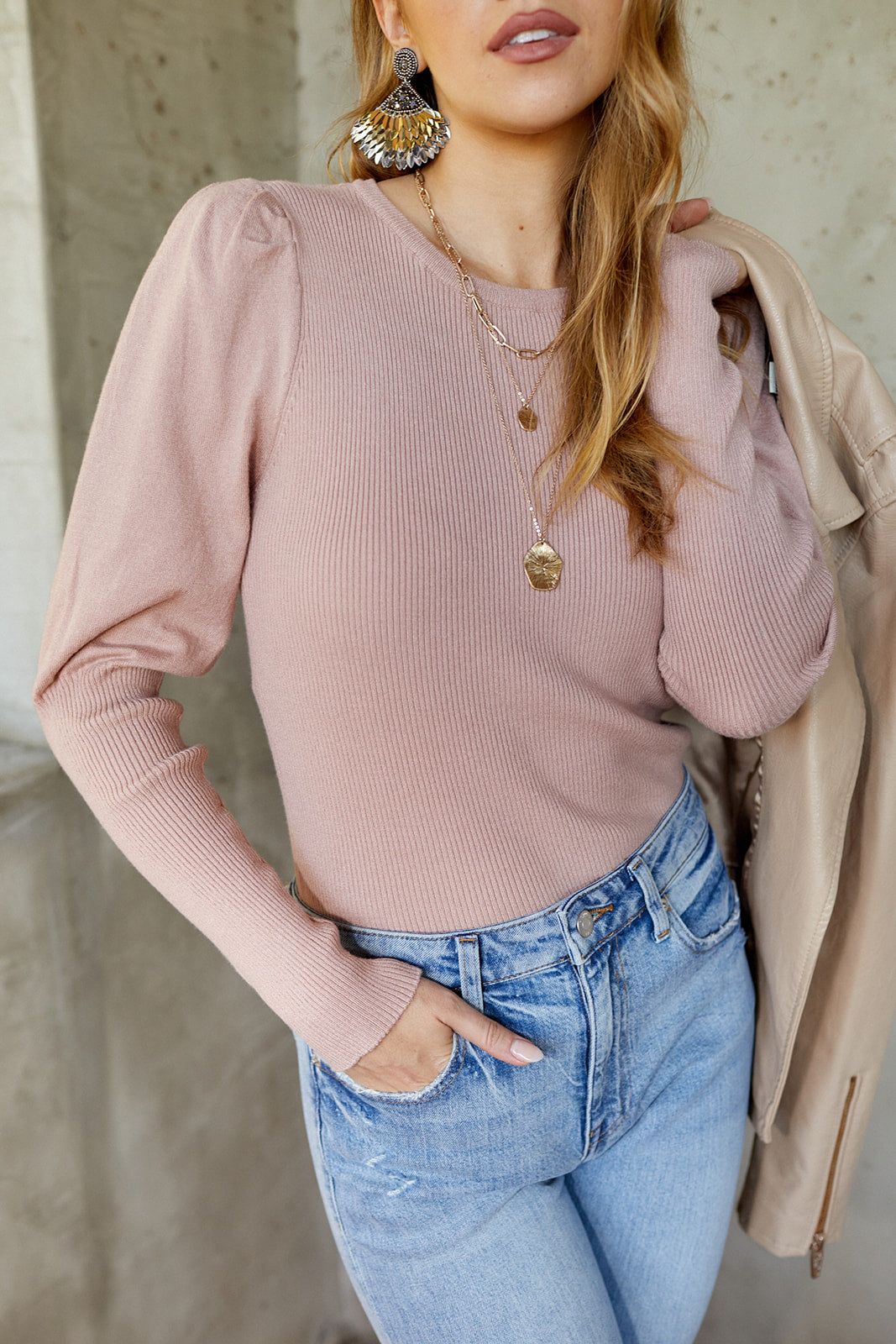 Raye Puff Sleeve Sweater