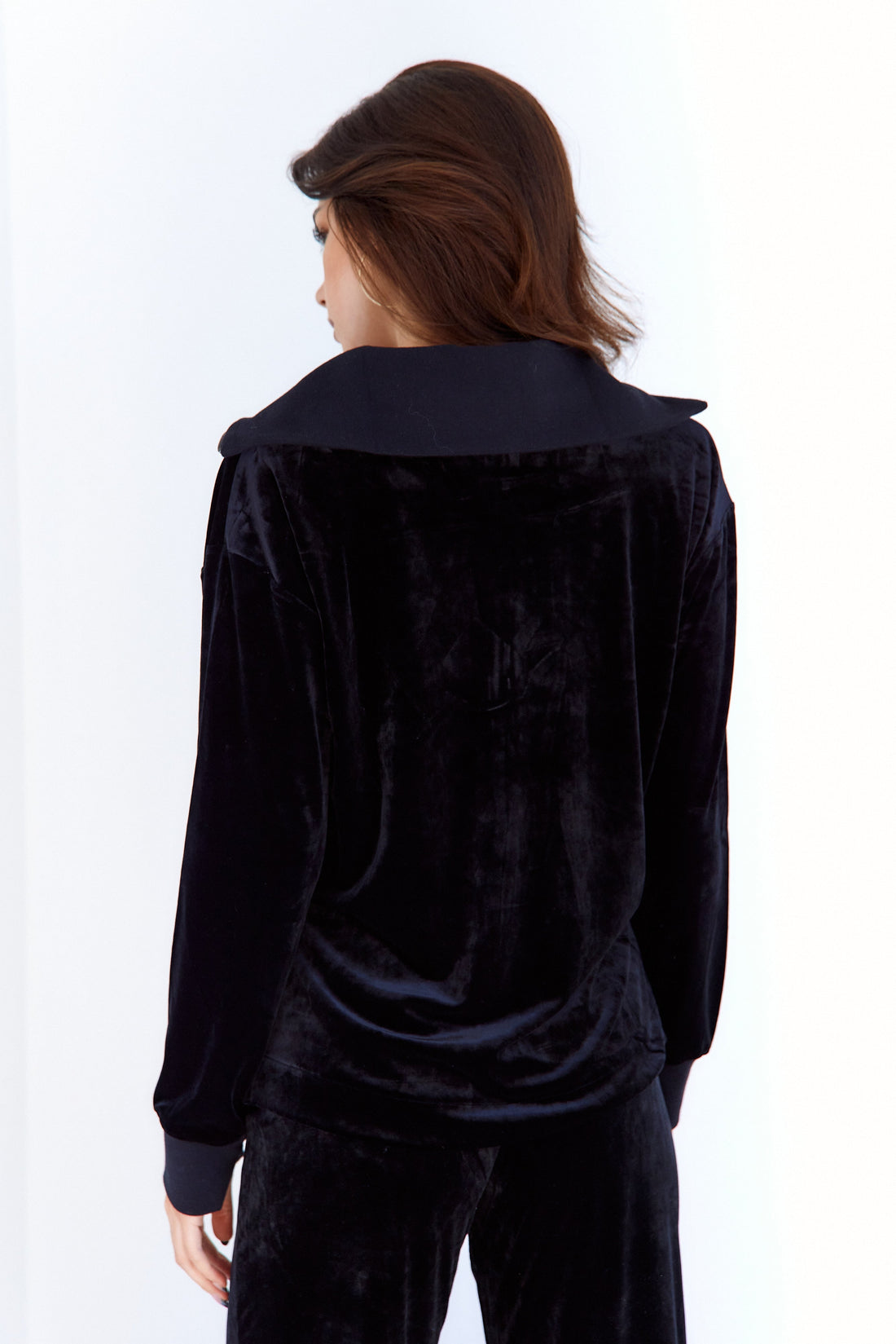 SALE - Spanx Velvet Half Zip