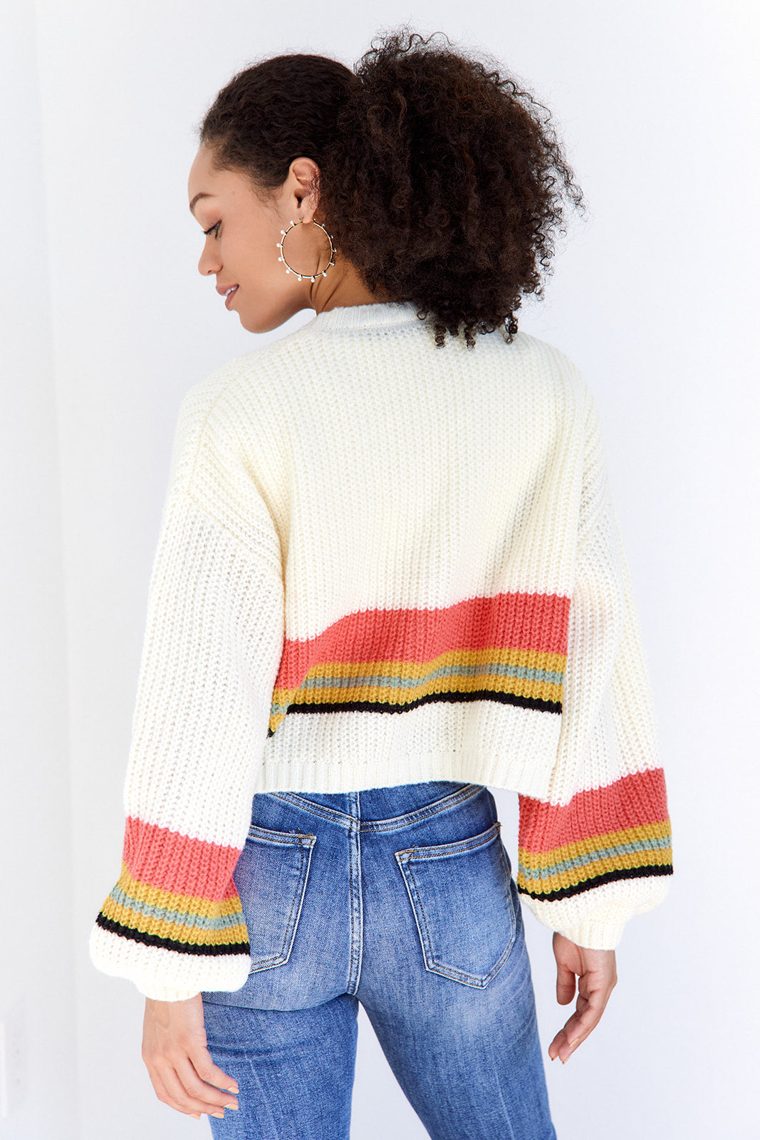 Leighton Striped Cardigan