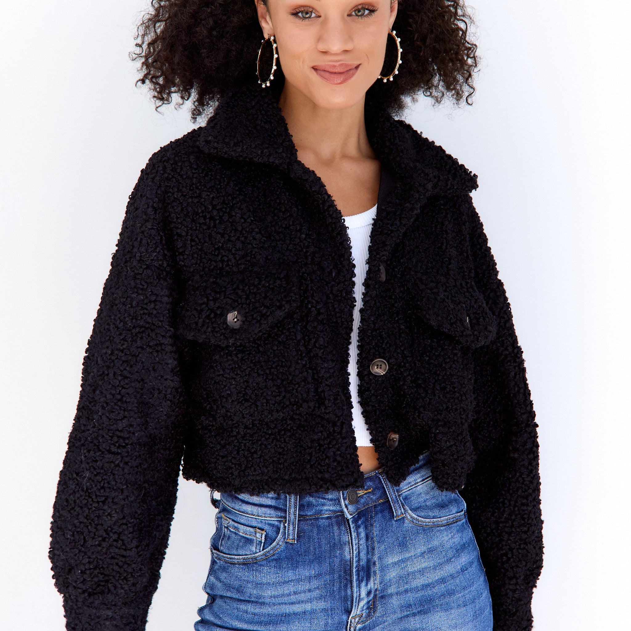 SALE - Phoenix Cropped Shacket