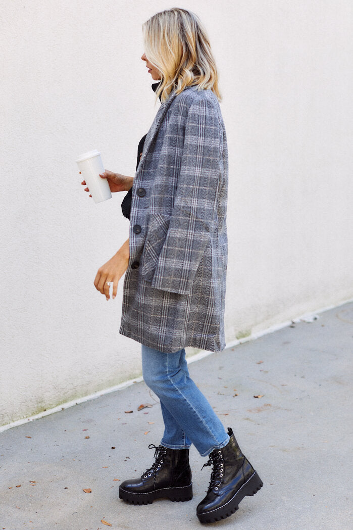 Reeves Plaid Coat
