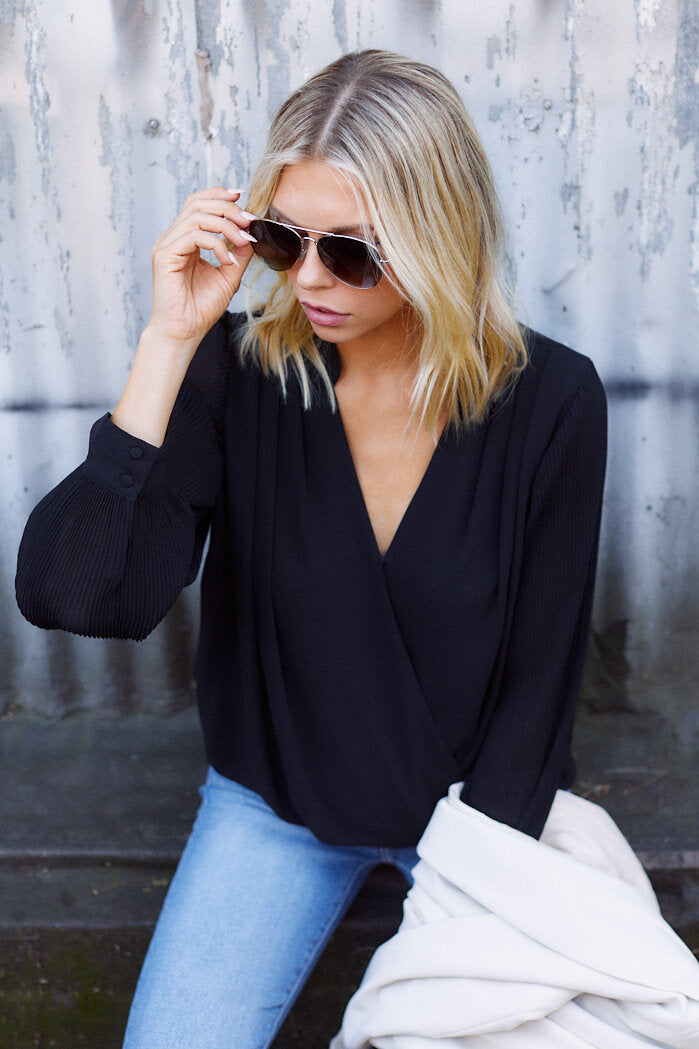 Cayden Surplice Blouse