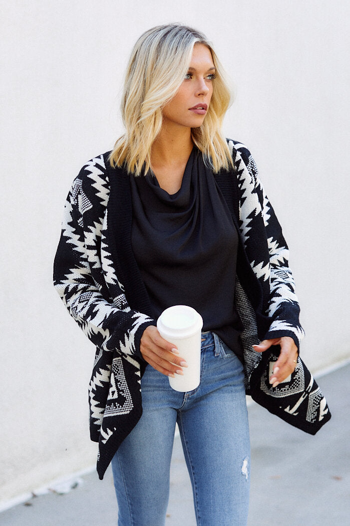 Rozelle Printed Cardigan