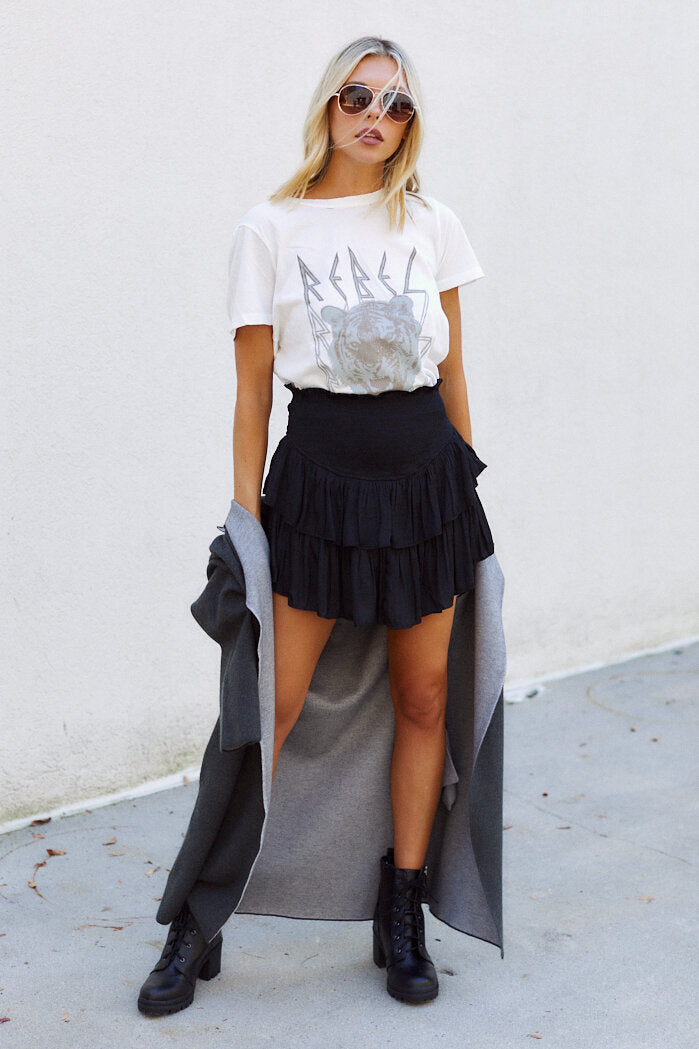 Meredith Smocked Mini Skirt