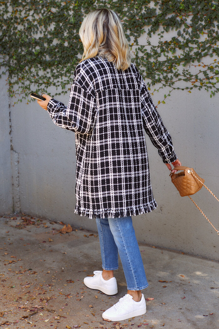 Tara Plaid Coat