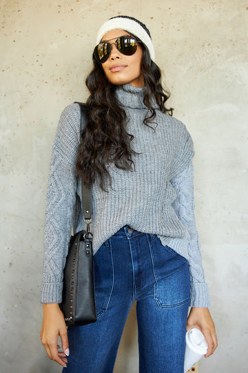 Carlin Two Tone Sweater