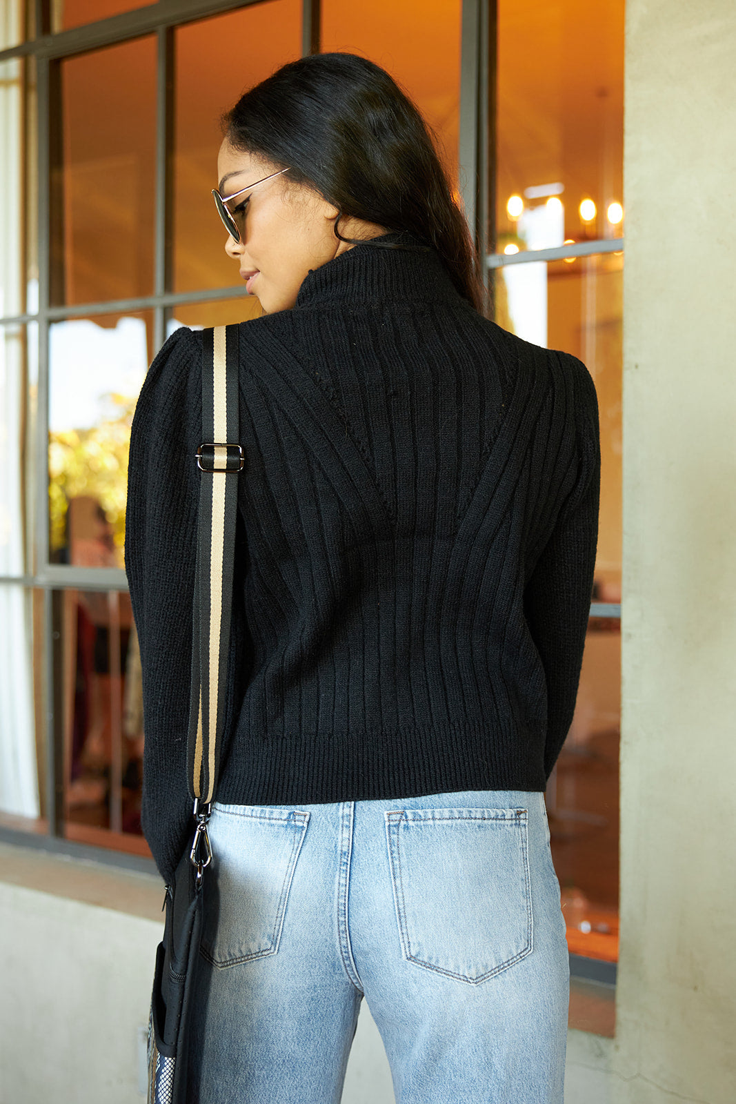 Ashmore Cropped Turtleneck Sweater